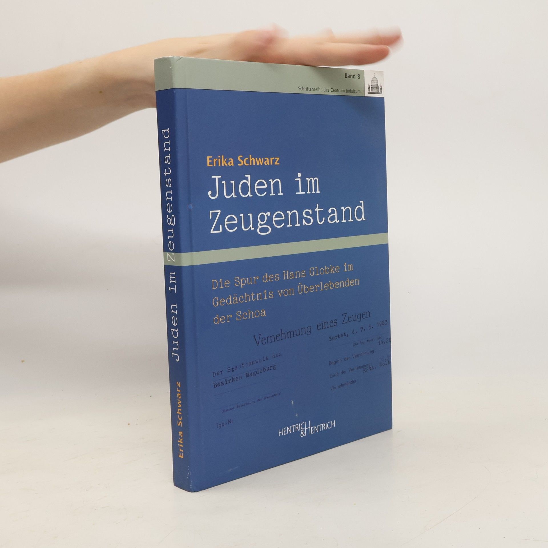 Erika Schwarz Juden im Zeugenstand
