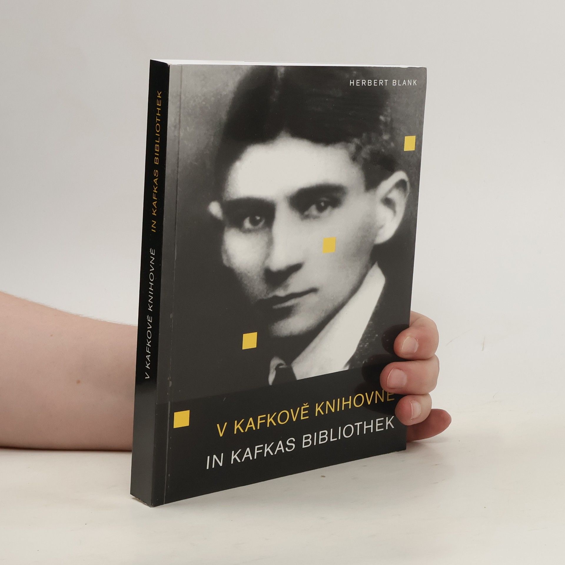Herbert Blank V Kafkově knihovně. In Kafkas Bibliothek