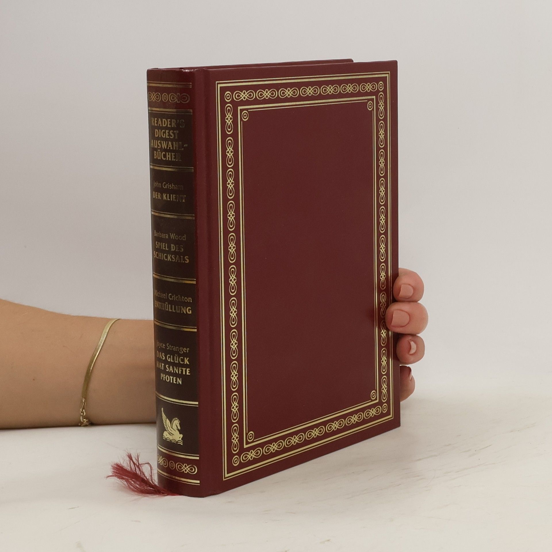 John Grisham Reader's Digest Auswahlbücher. Der Klient. Spiel des Schicksals. Enthüllung. Das Glück hat Sanfte Pfoten