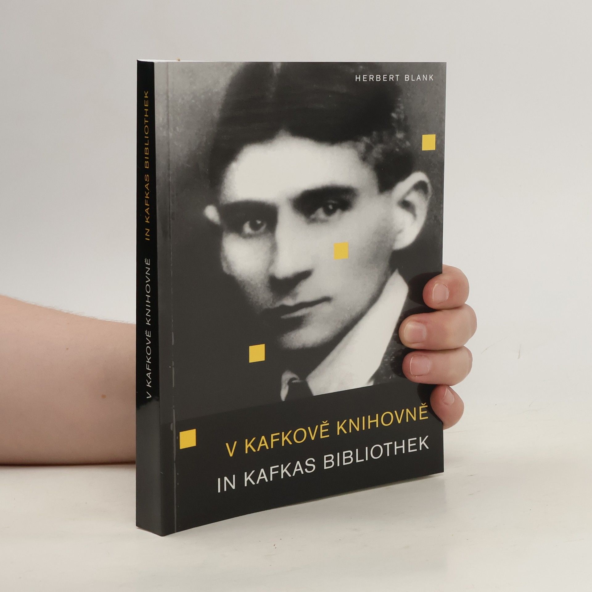 Herbert Blank V Kafkově knihovně. In Kafkas Bibliothek