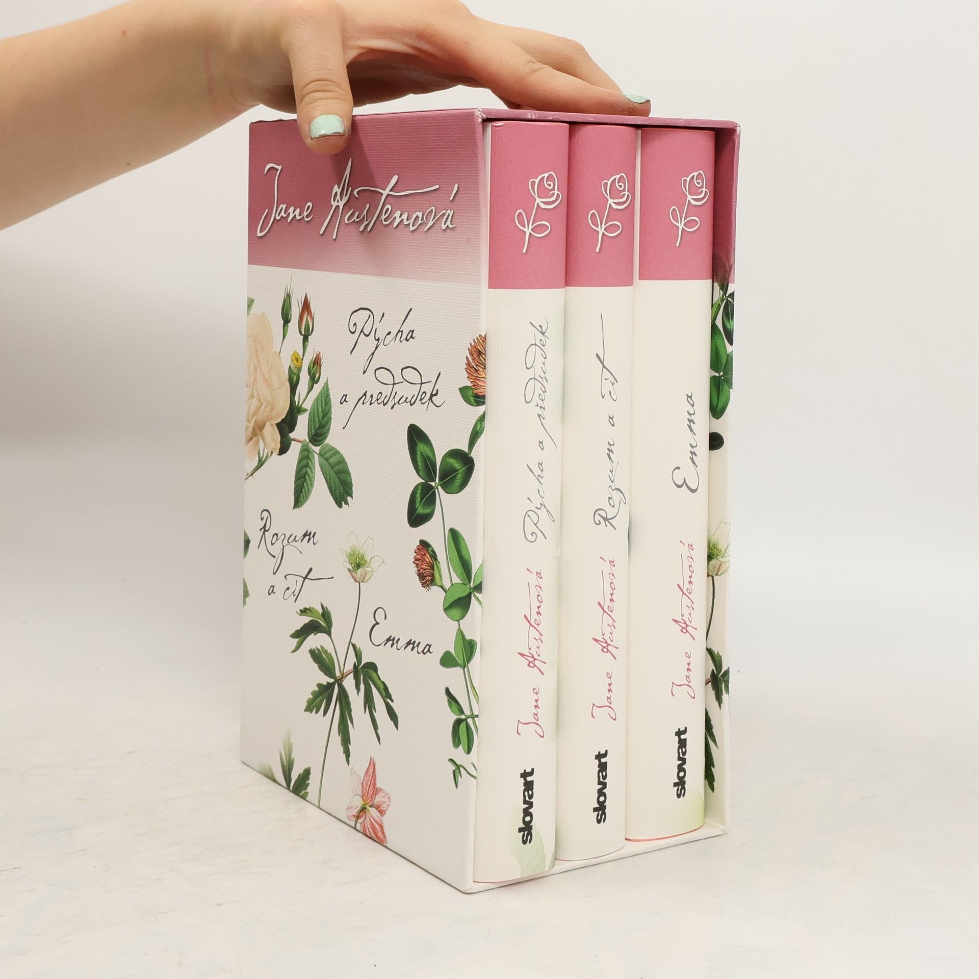 Jane Austen Pýcha a předsudek / Rozum a cit / Emma (BOX 3 knihy)