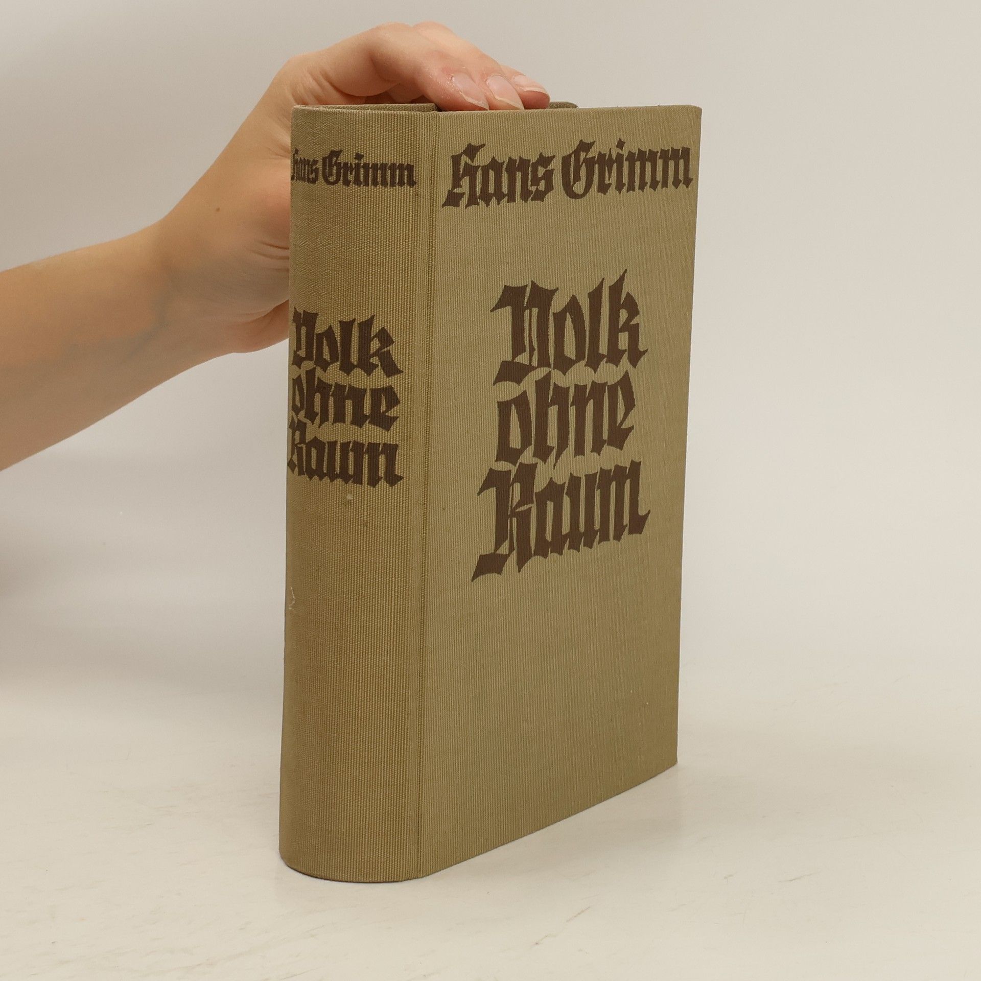 Hans Grimm Volk ohne Raum