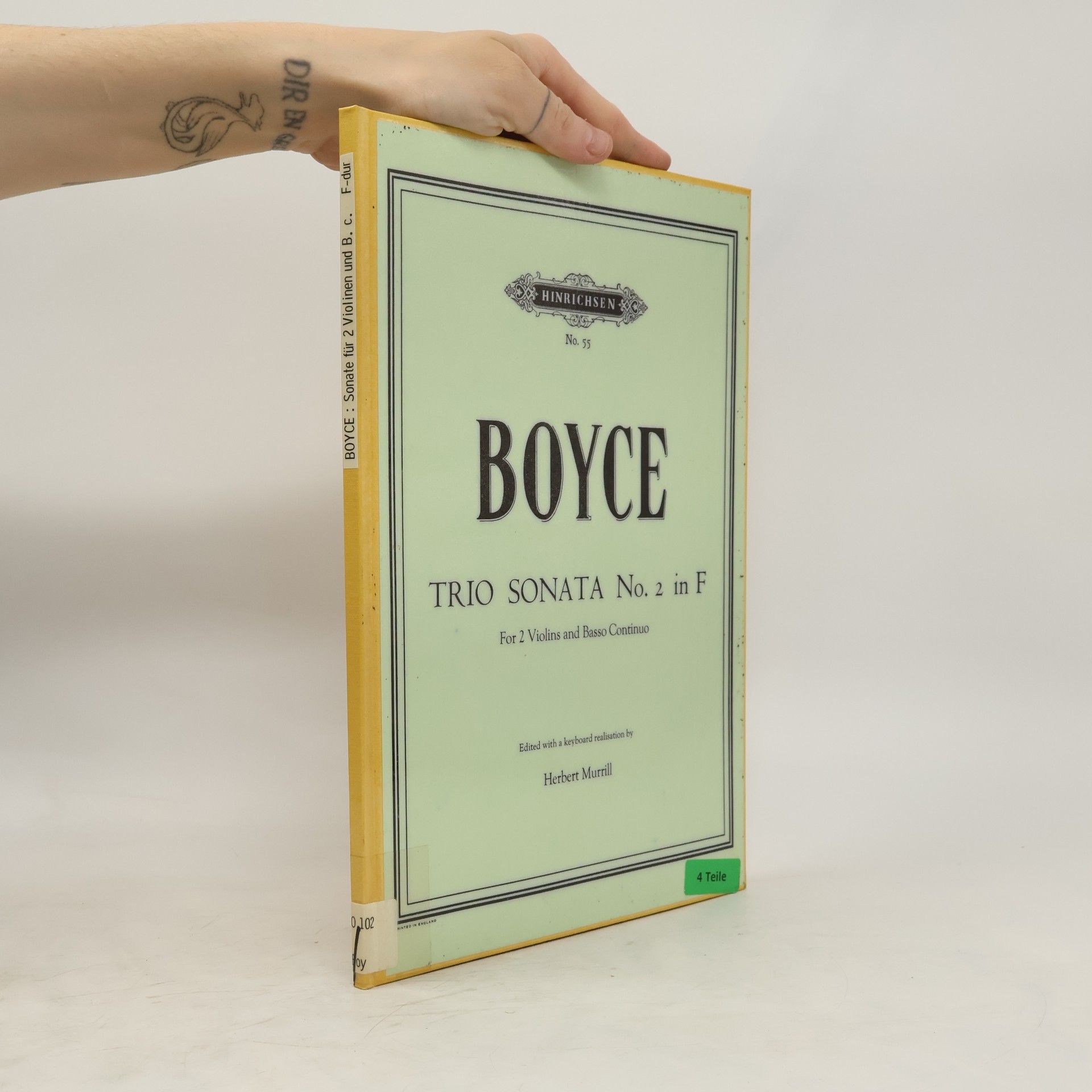 William Boyce Boyce, Trio Sonata No. 2 in F