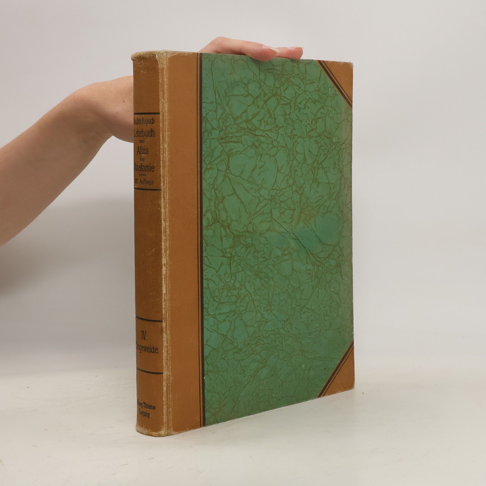 Fr. Kopsch Lehrbuch und Atlas der Anatomie des Menschen
