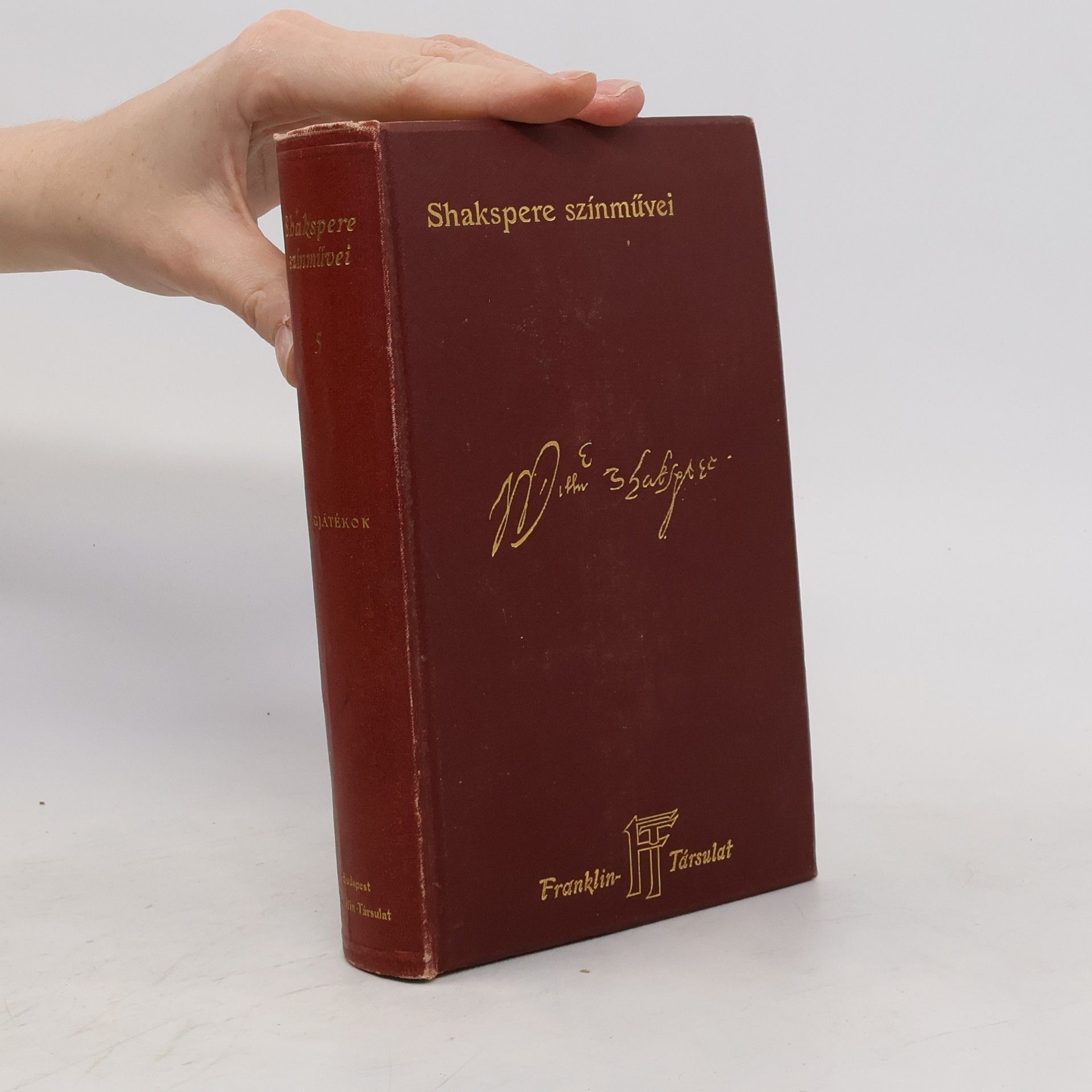 William Shakespeare Shakespeare összes színművei. V. kötet