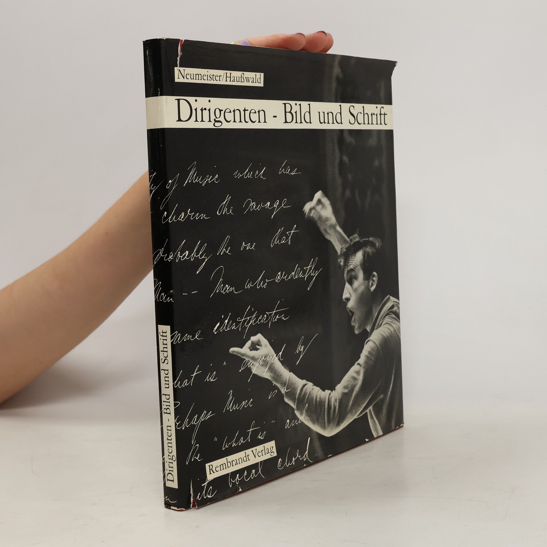Günter Hausswald Dirigenten- Bild und Schrift