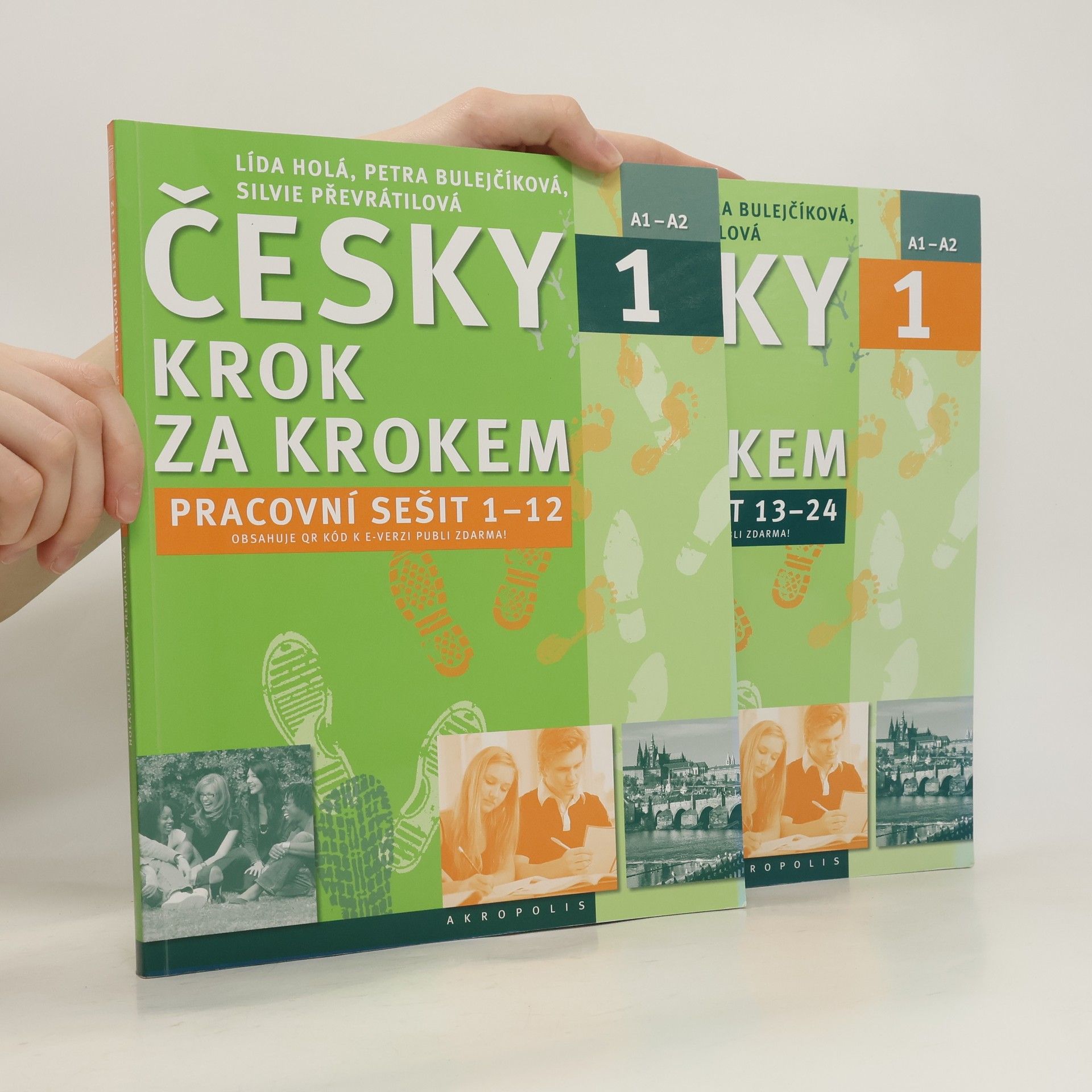 Lída Holá Česky krok za krokem 1. A1-A2. Pracovní sešit 1-12 a 13-24