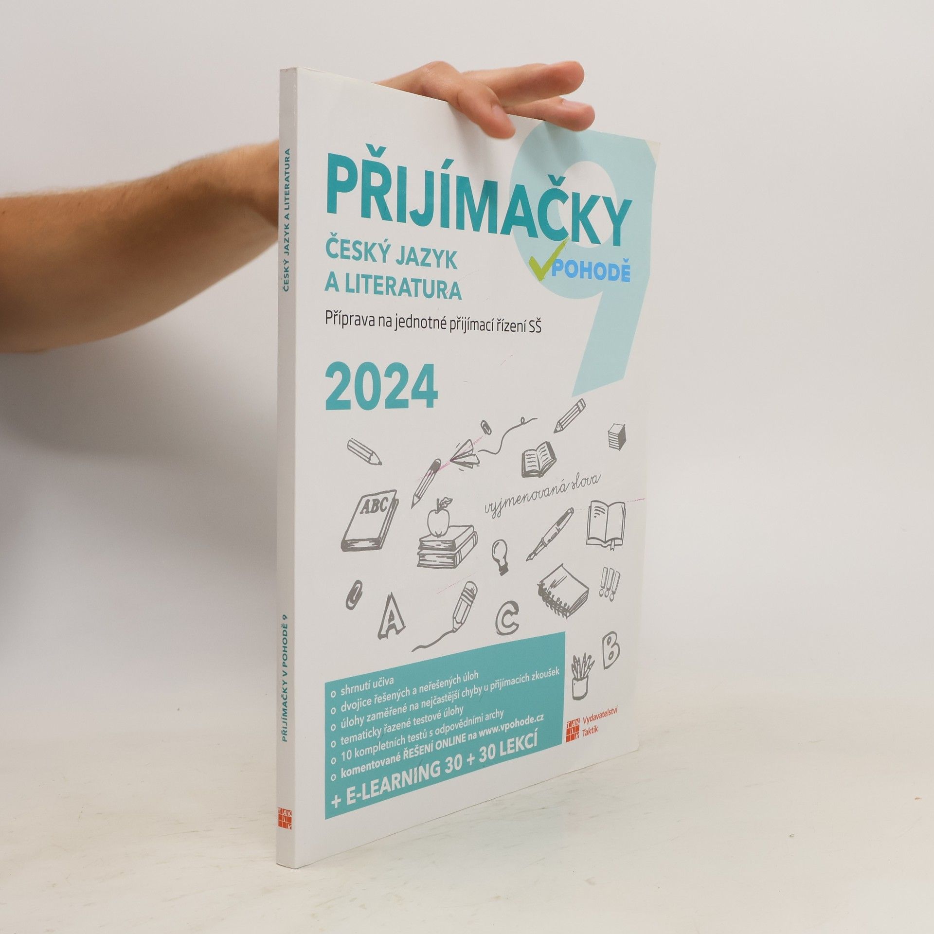 Kolektiv autorů Přijímačky v pohodě: příprava na jednotné přijímací řízení SŠ 2024. Český jazyk a literatura