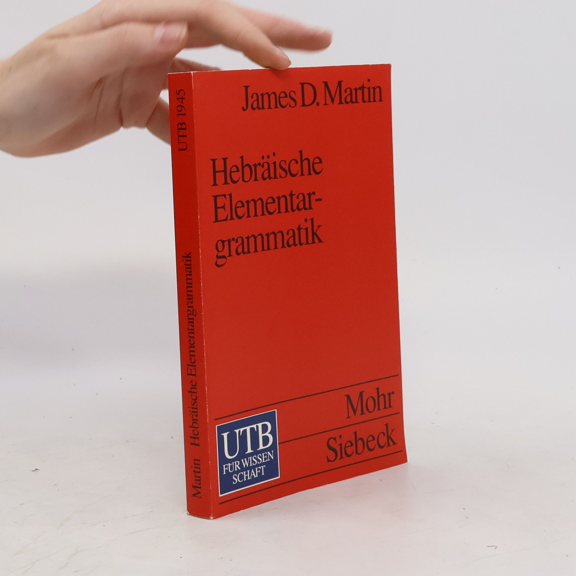 James D. Martin Hebräische Elementargrammatik