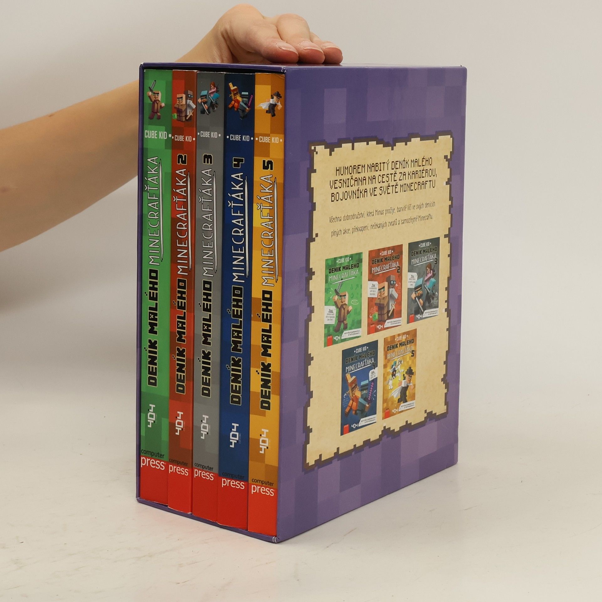 Barbora Antonová Deník malého Minecrafťáka. Box 1-5