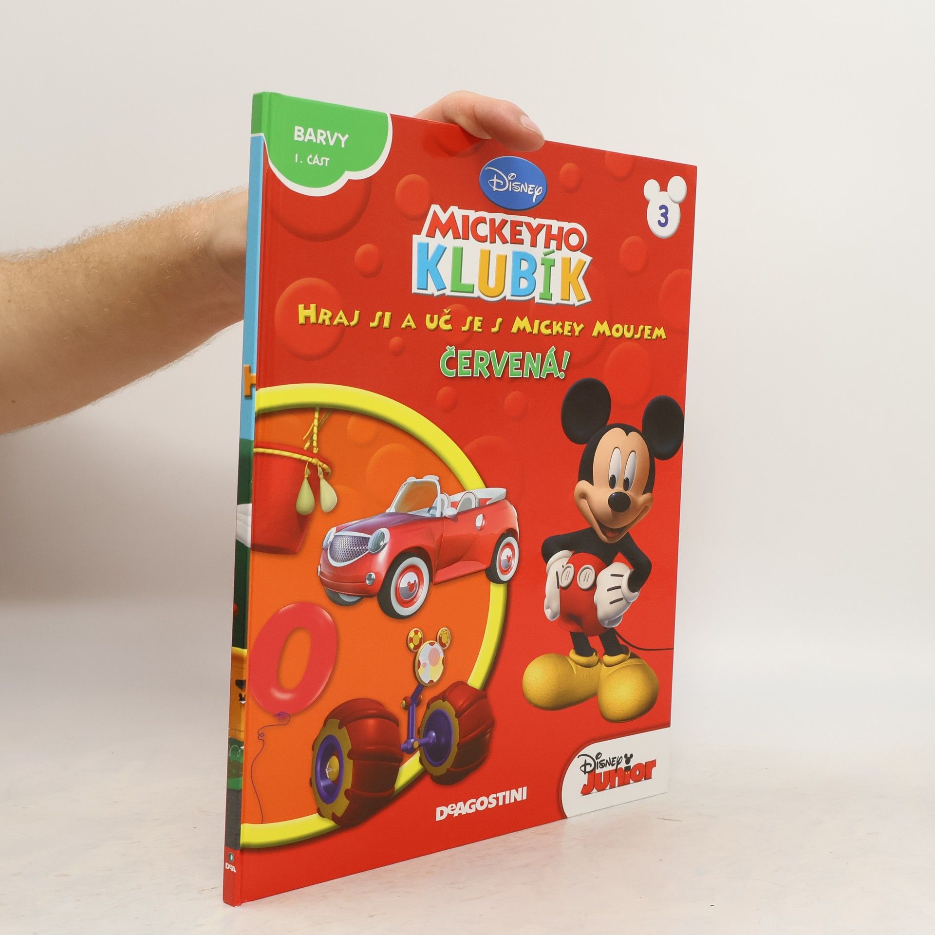Autorenkollektiv Hraj a uč se s Mickey Mousem 3. Červená!
