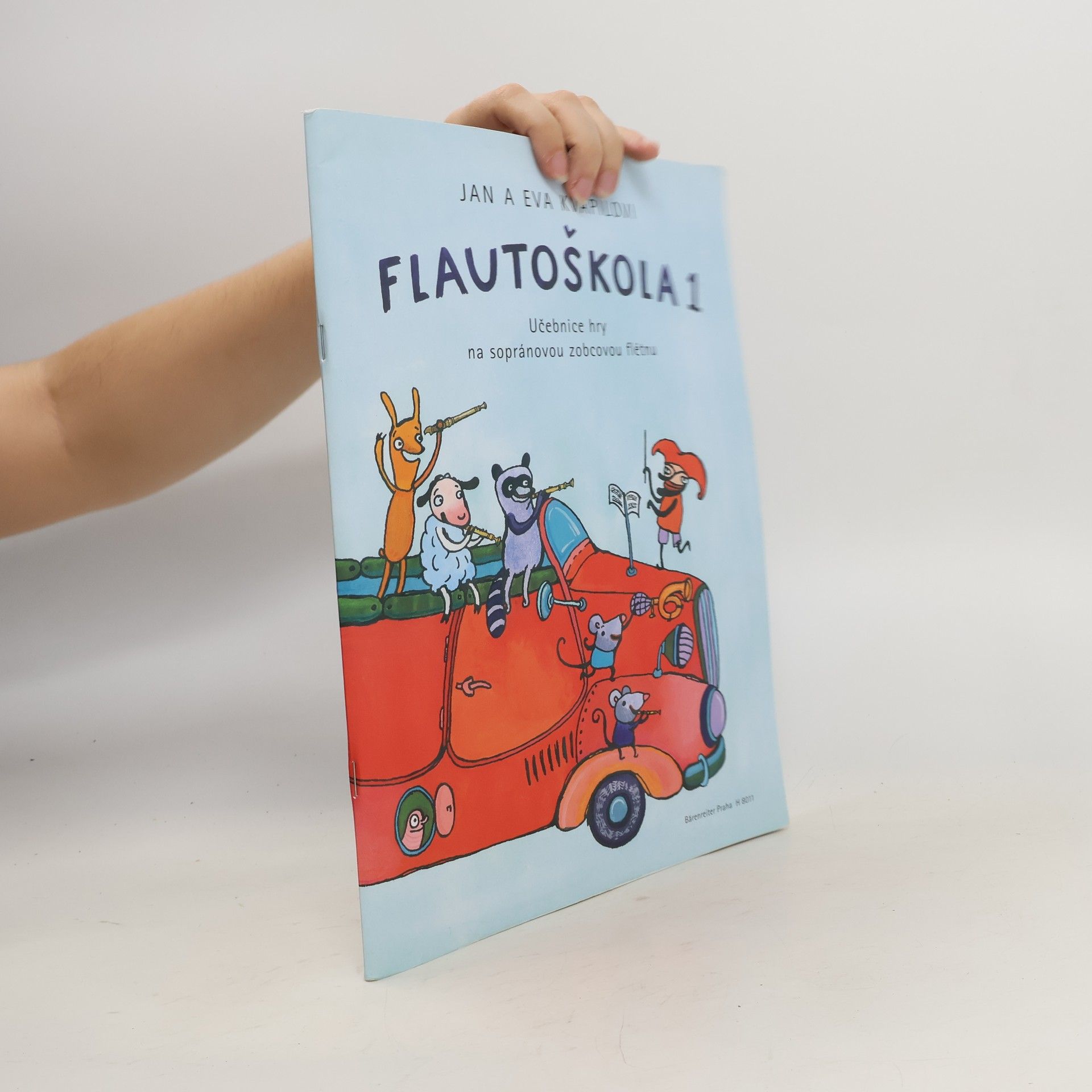 Jan Kvapil Flautoškola 1. Učebnice hry na sopránovou zobcovou flétnu