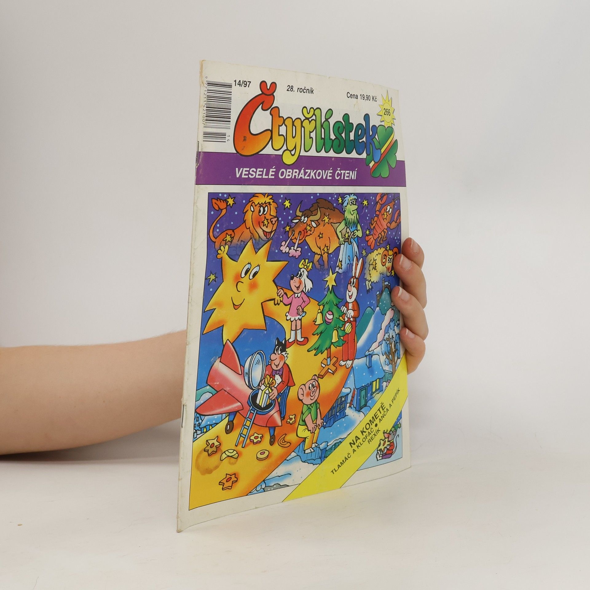 kolektiv Čtyřlístek na kometě. Čtyřlístek 266. Číslo 14/1997 ročník 28