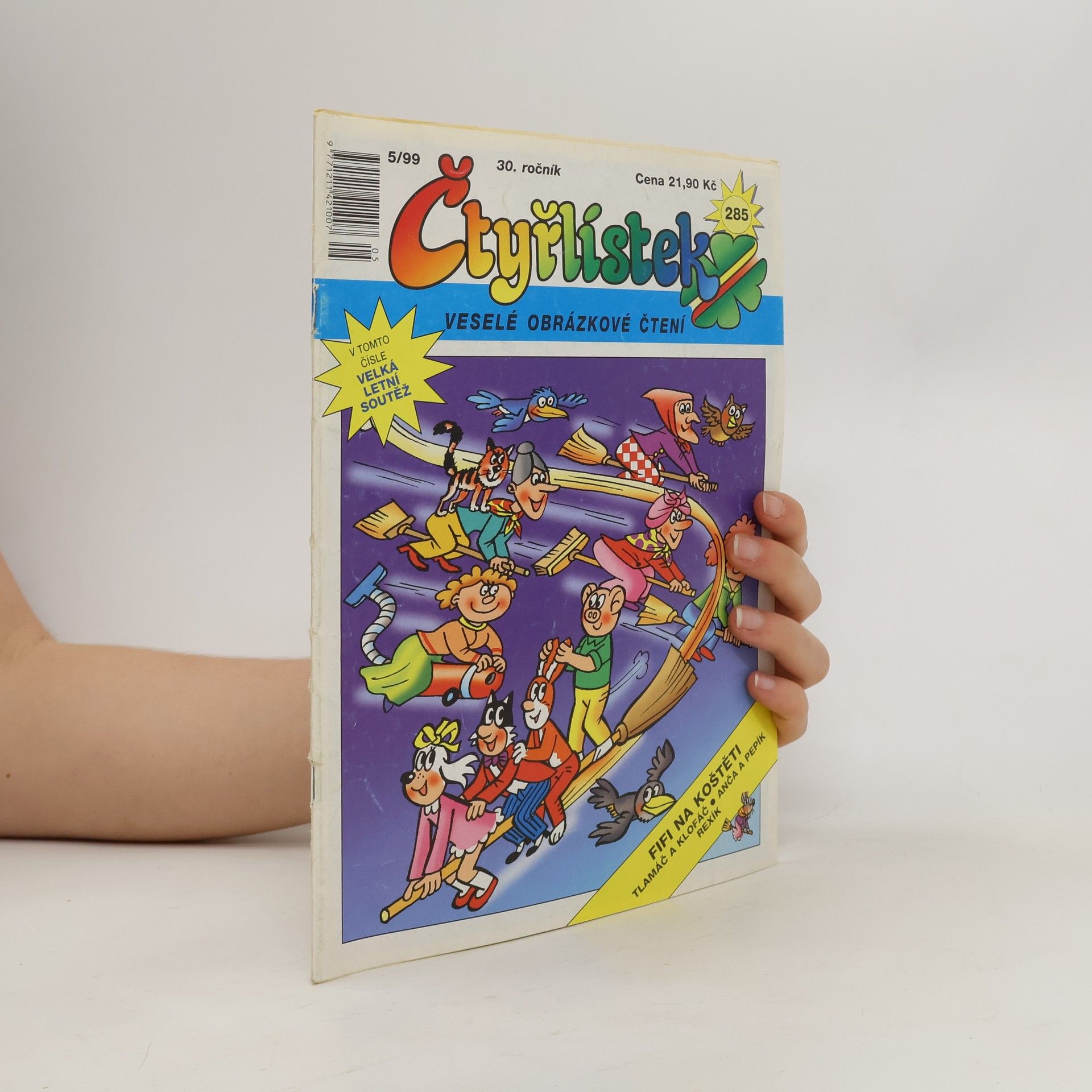 kolektiv Čtyřlístek 285. 5/1999. Fifi na koštěti