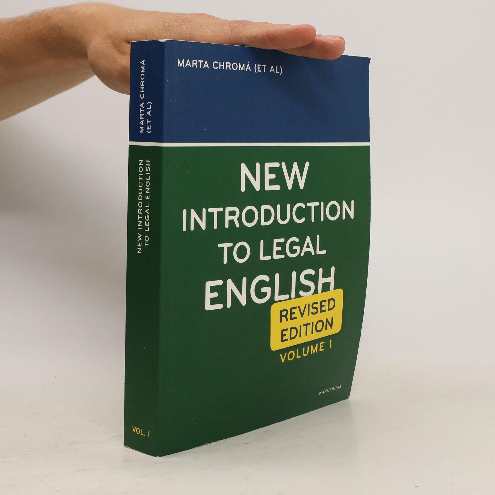 Marta Chromá New introduction to legal English. Revised edition. Volume I