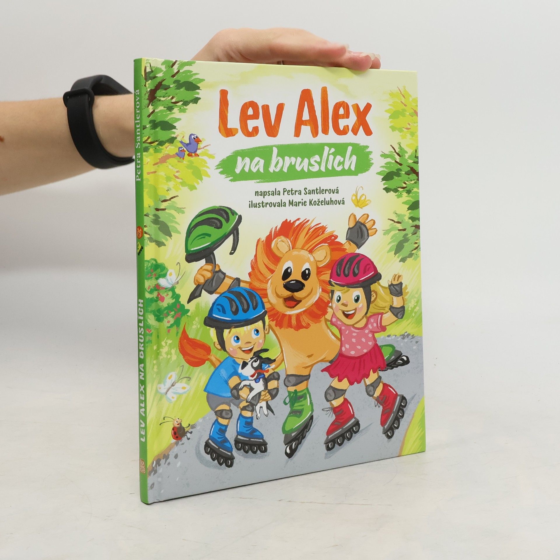 Petra Santlerová Lev Alex na bruslích