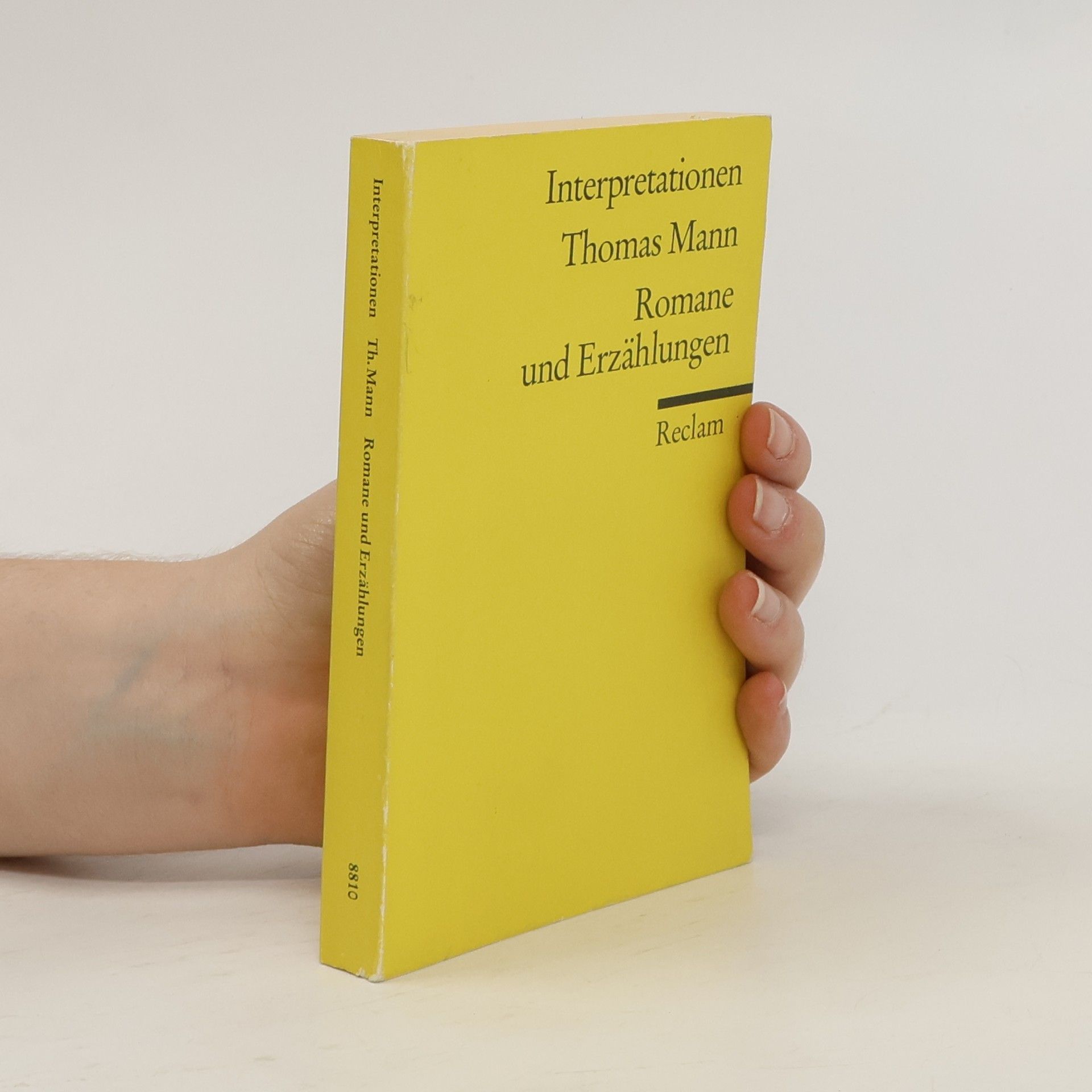 Volkmar Hansen Thomas Mann, Romane und Erzählungen