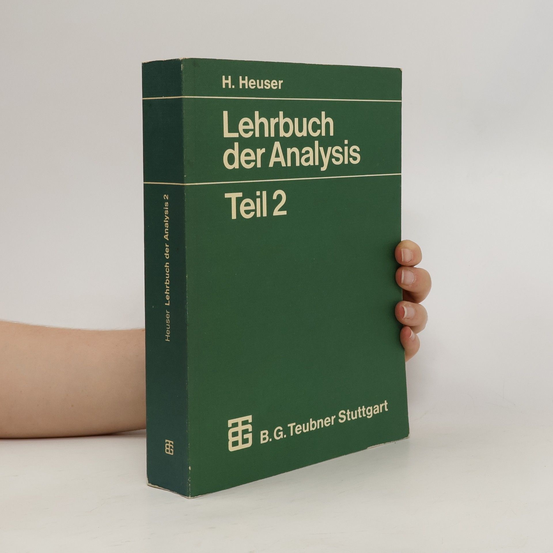 Harro Heuser Lehrbuch der Analysis 2