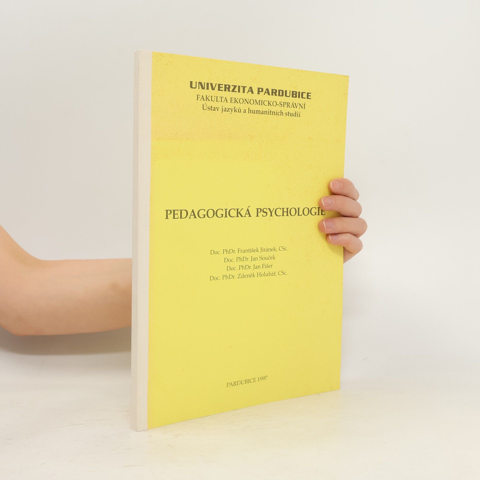 František Jiránek Pedagogická psychologie