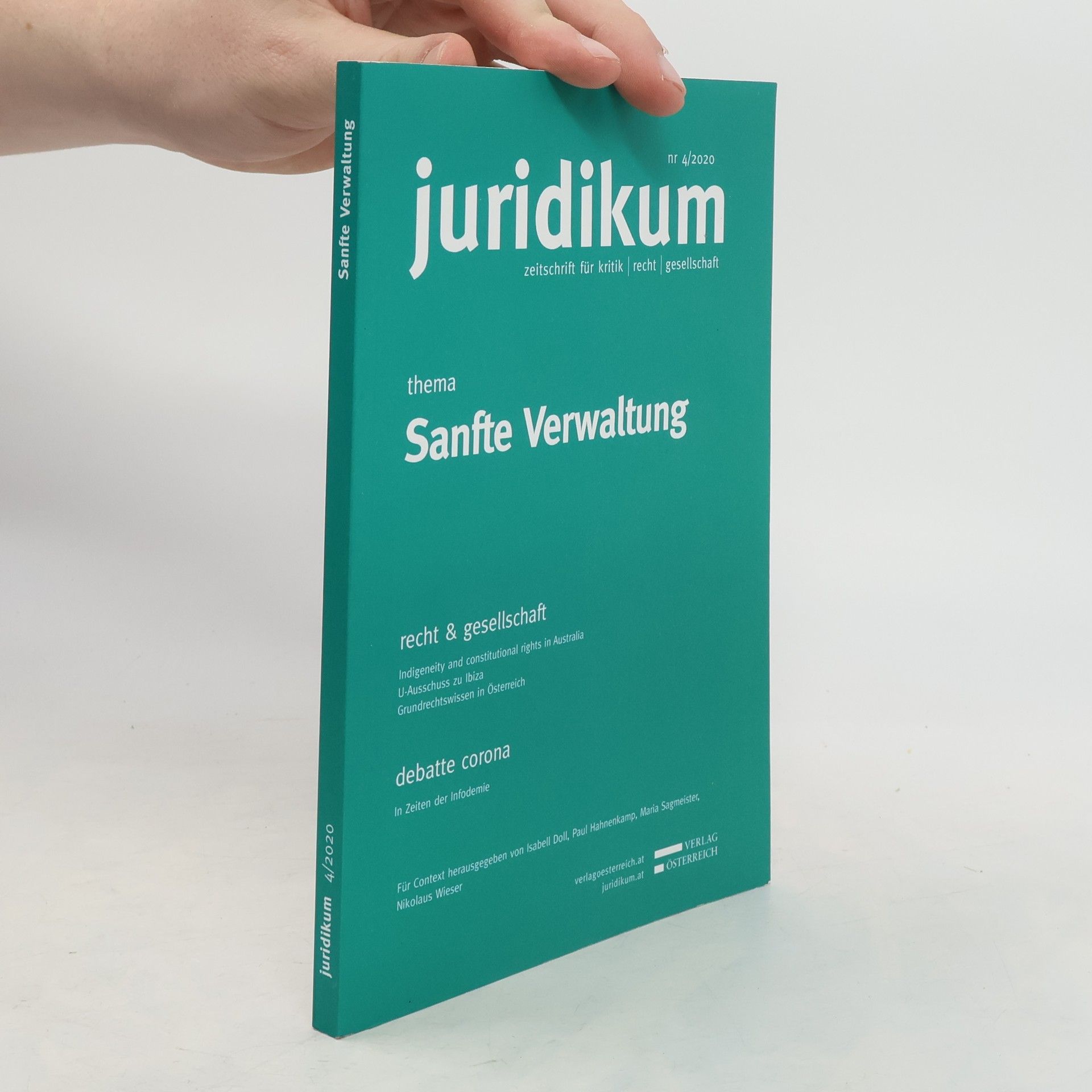 Autorenkollektiv Juridikum 4/2020. Sanfte Verwaltung