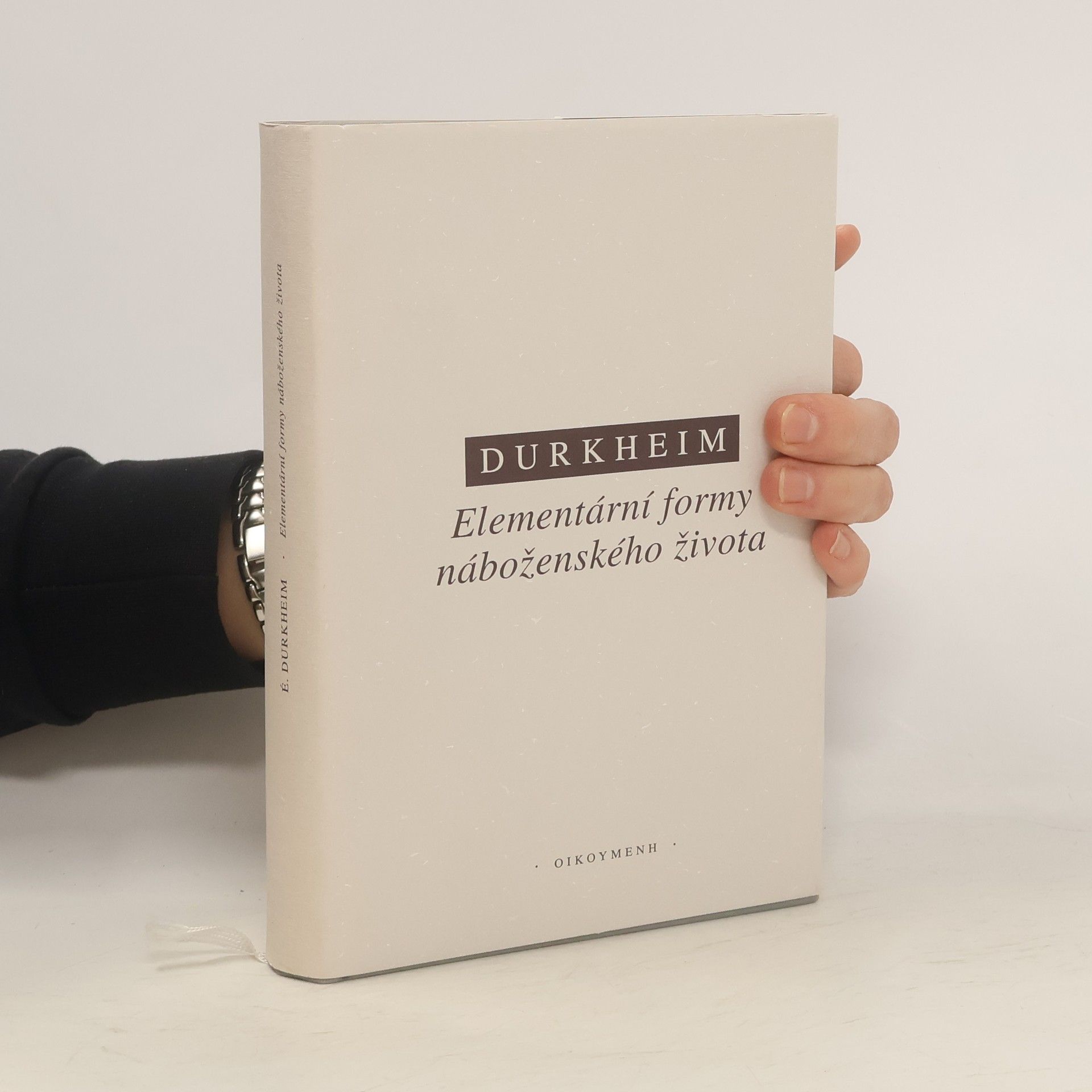 Émile Durkheim Elementární formy náboženského života: Systém totemismu v Austrálii