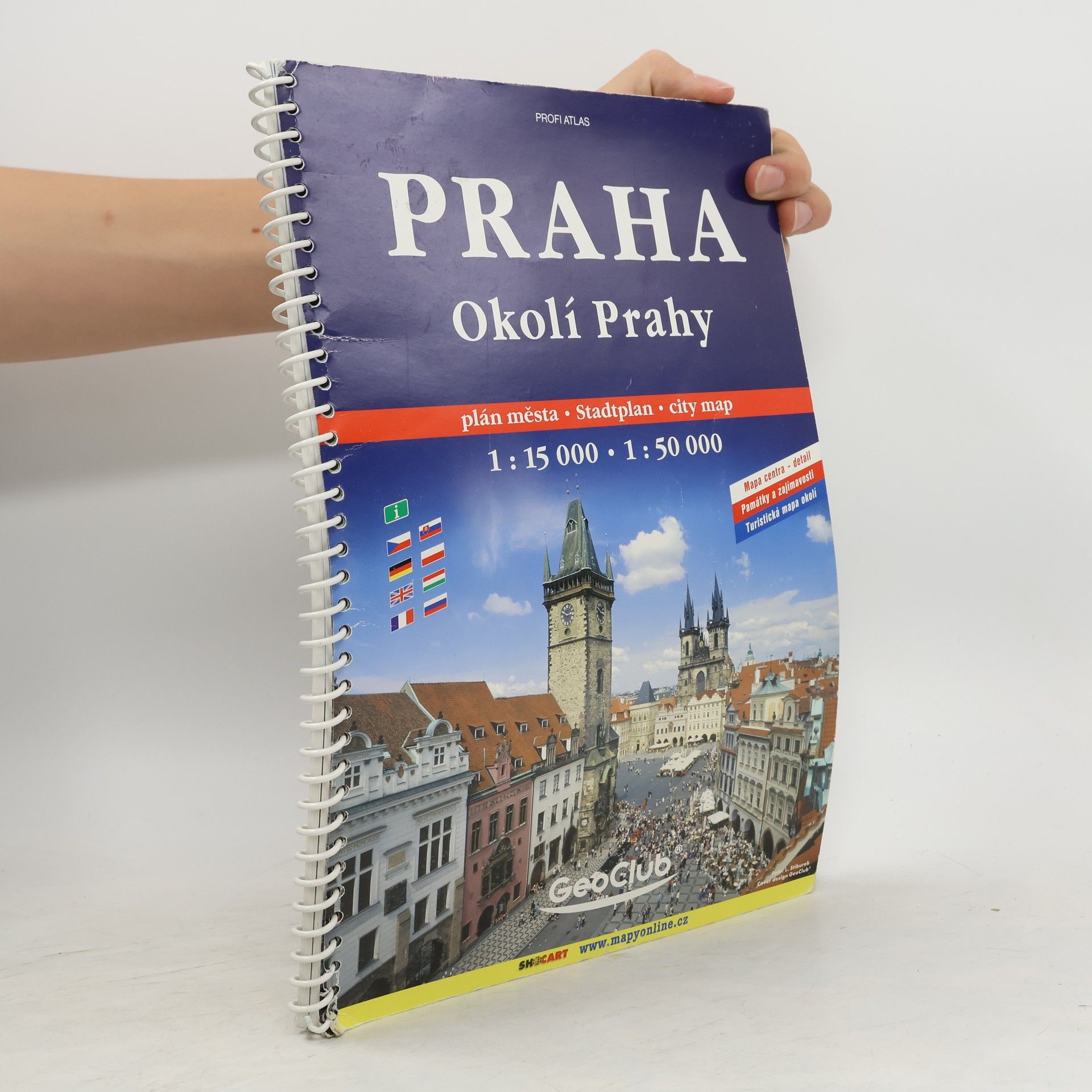 kolektiv Praha, okolí Prahy. Plán města