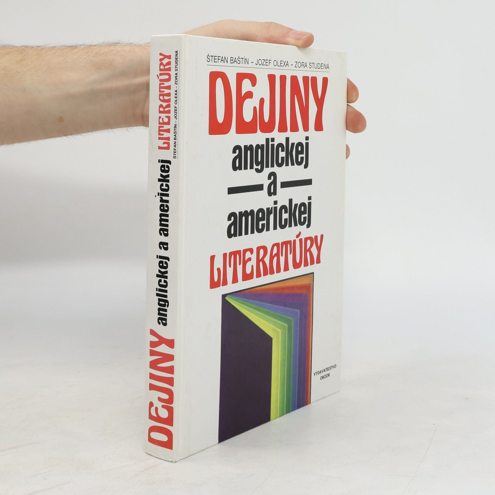 Štefan Baštín Dejiny anglickej a americkej literatúry