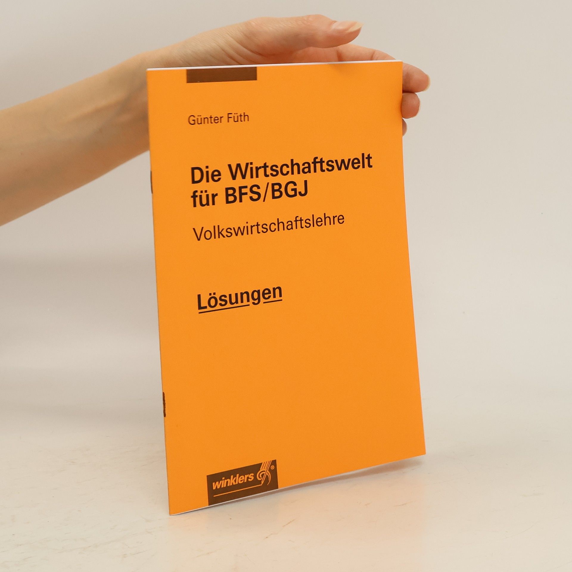 Günter Füth Die Wirtschaftswelt für BFS, BGJ