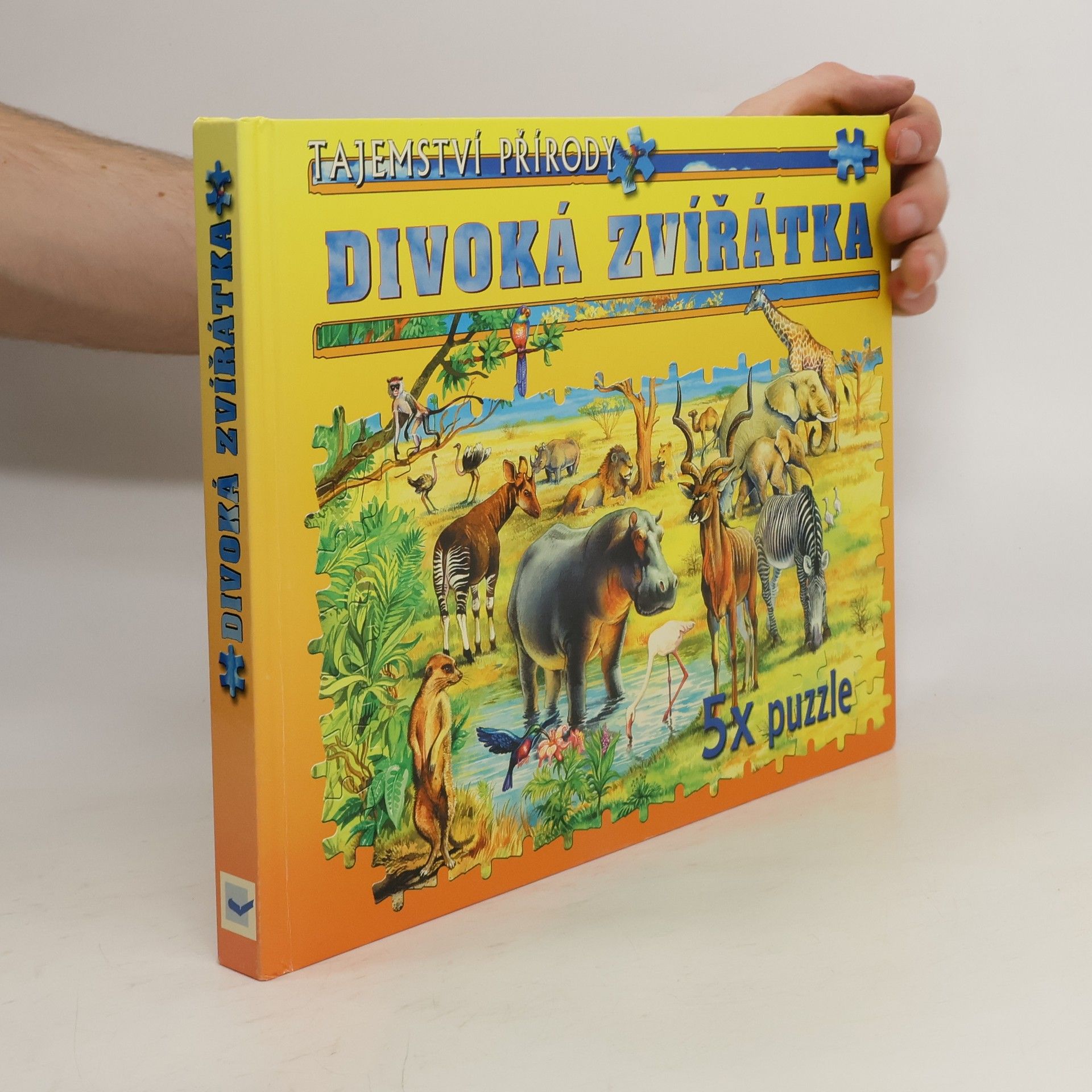 Kolektiv autorů Divoká zvířátka. 5x puzzle