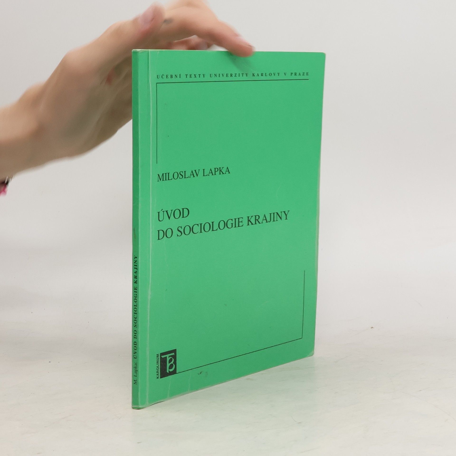 Miloslav Lapka Úvod do sociologie krajiny