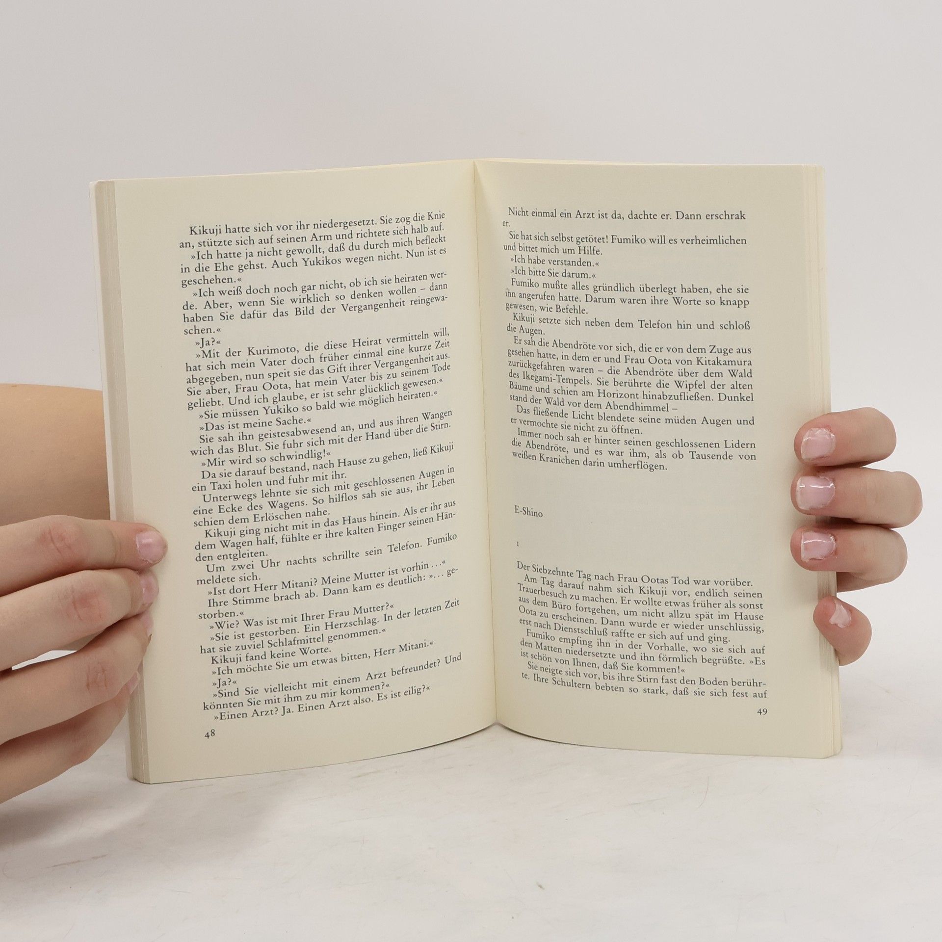 Jasunari Kawabata Tausend Kraniche. Roman