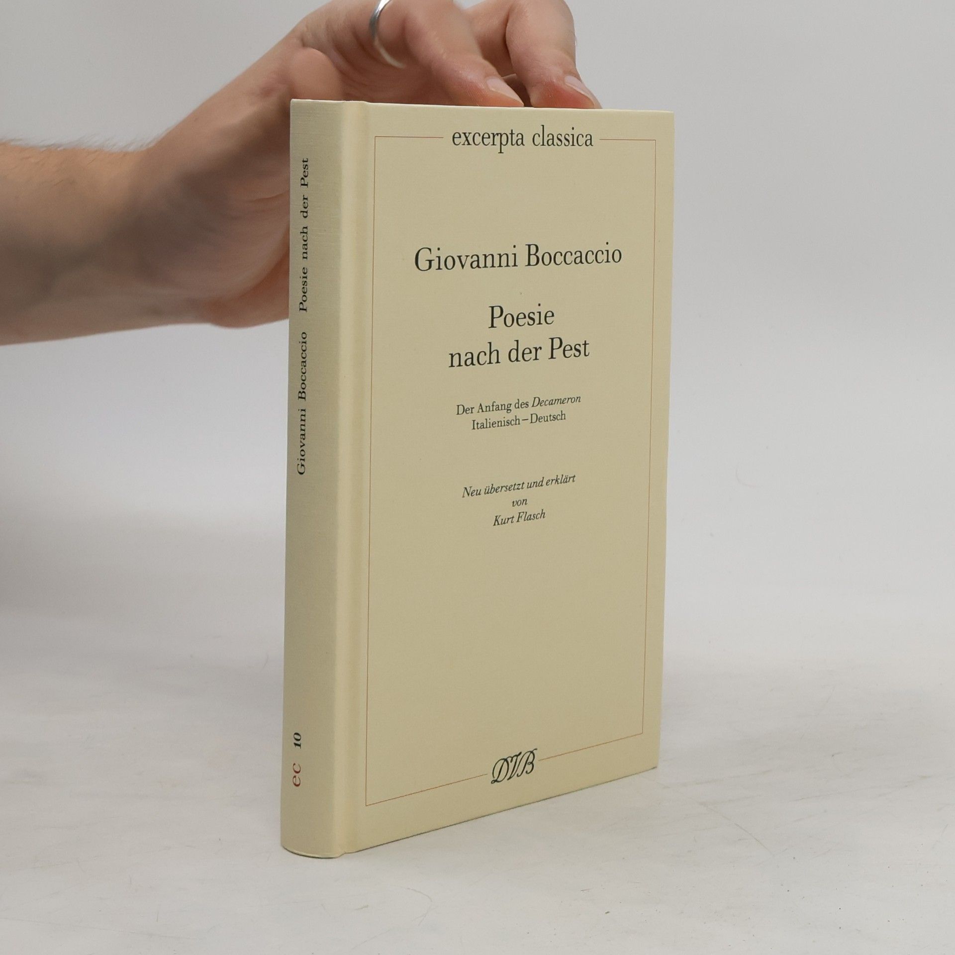 Giovanni Boccaccio Poesie nach der Pest