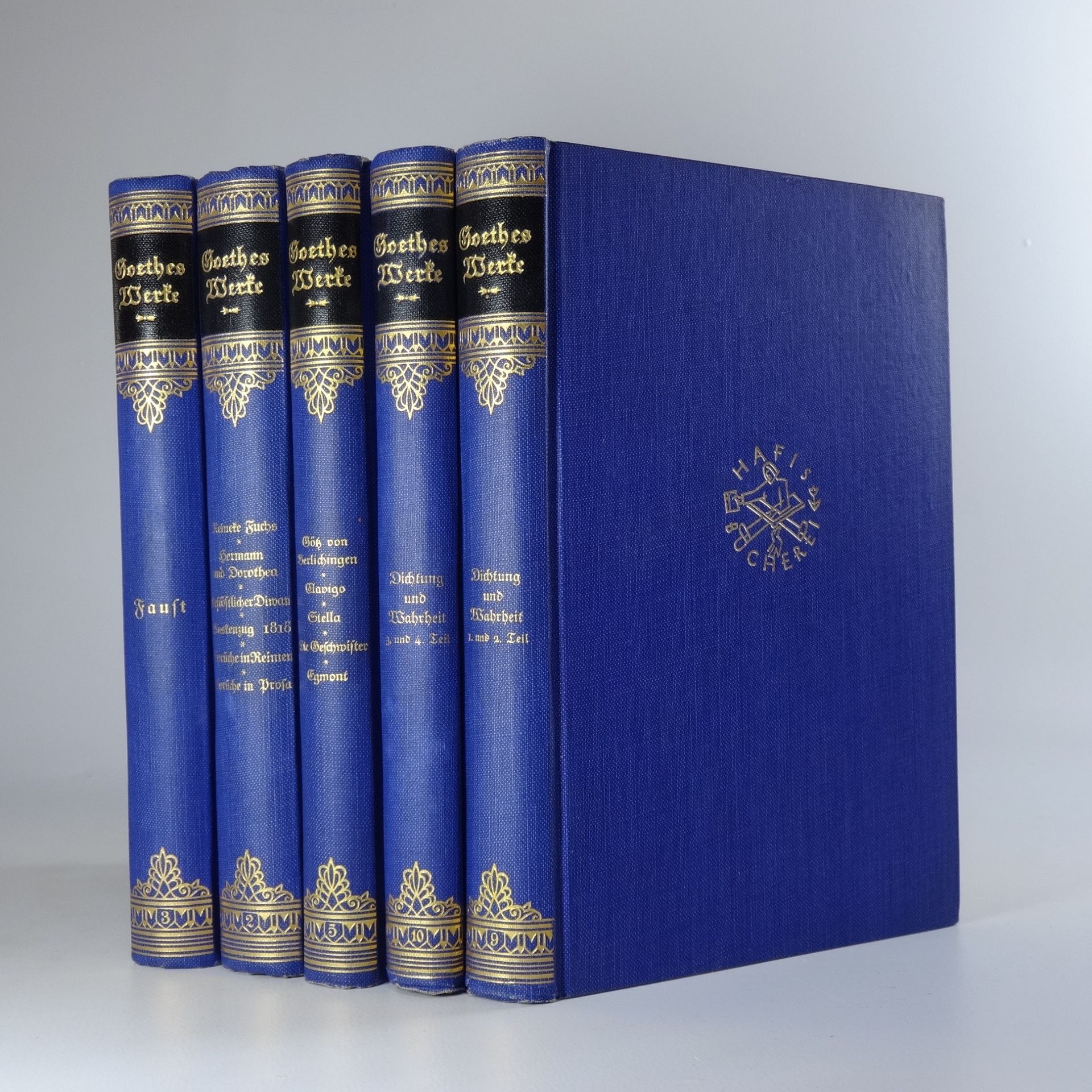 Johann Wolfgang von Goethe Goethes Werke. 2., 3., 5., 9. a 10. díl