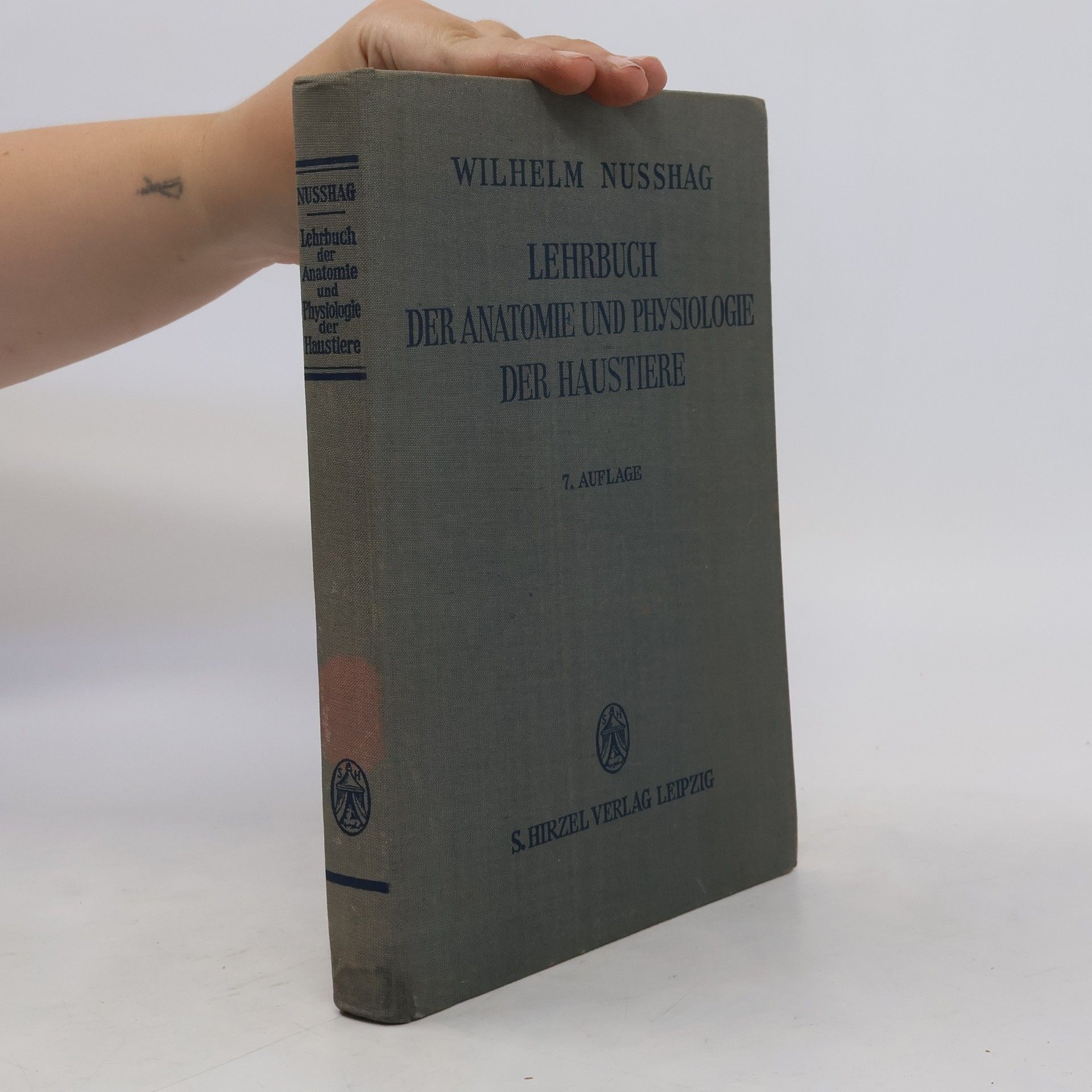 Wilhelm Nußhag Lehrbuch der Anatomie und Physiologie der Haustiere
