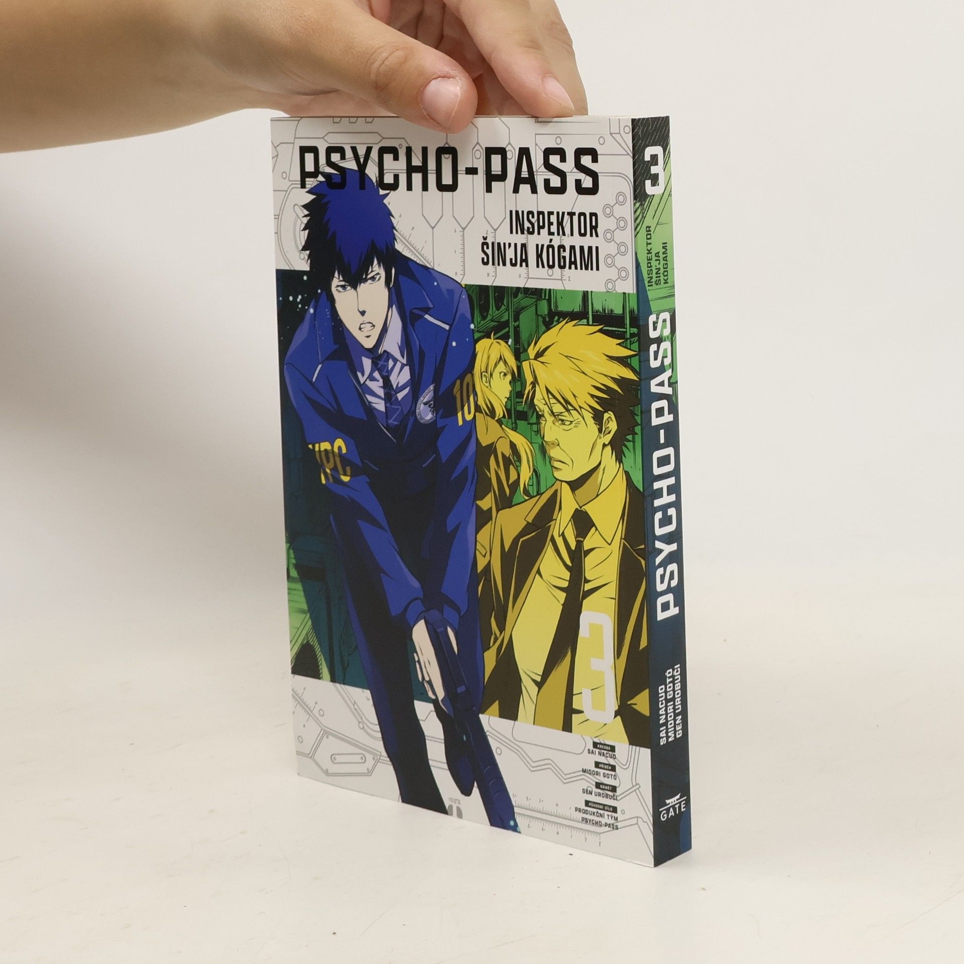 Natsuo Sai Psycho-pass. Inspektor Šin'ja Kógami. 3