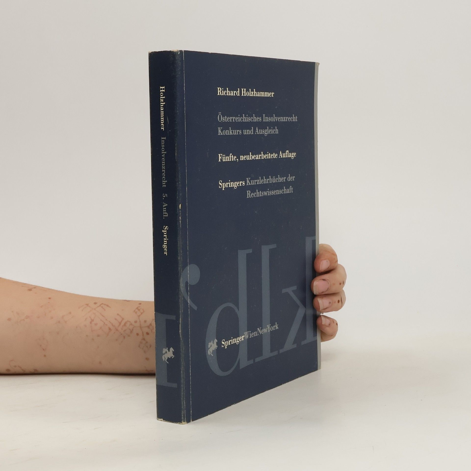 Richard Holzhammer Österreichisches Insolvenzrecht