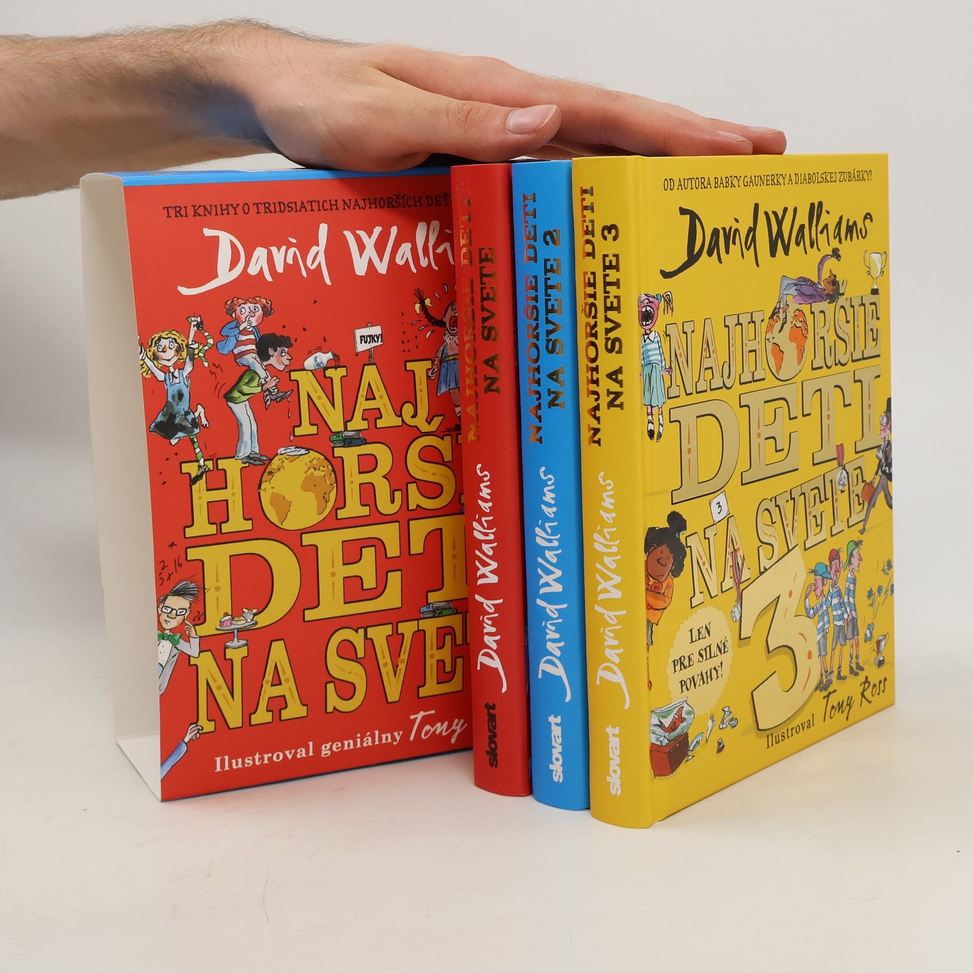David Walliams Najhoršie deti na svete 1-3 (3 zväzky)