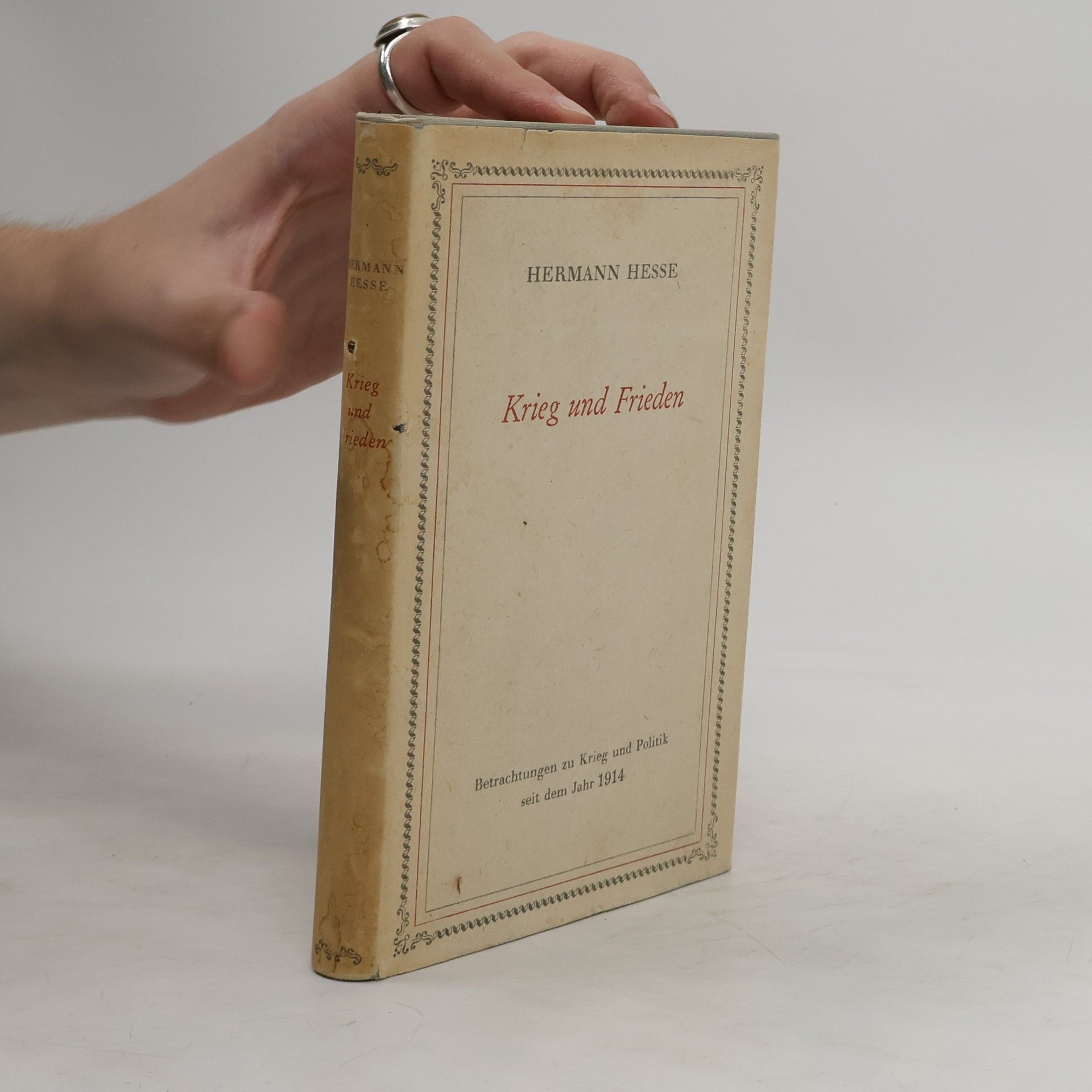 Hermann Hesse Krieg und Frieden