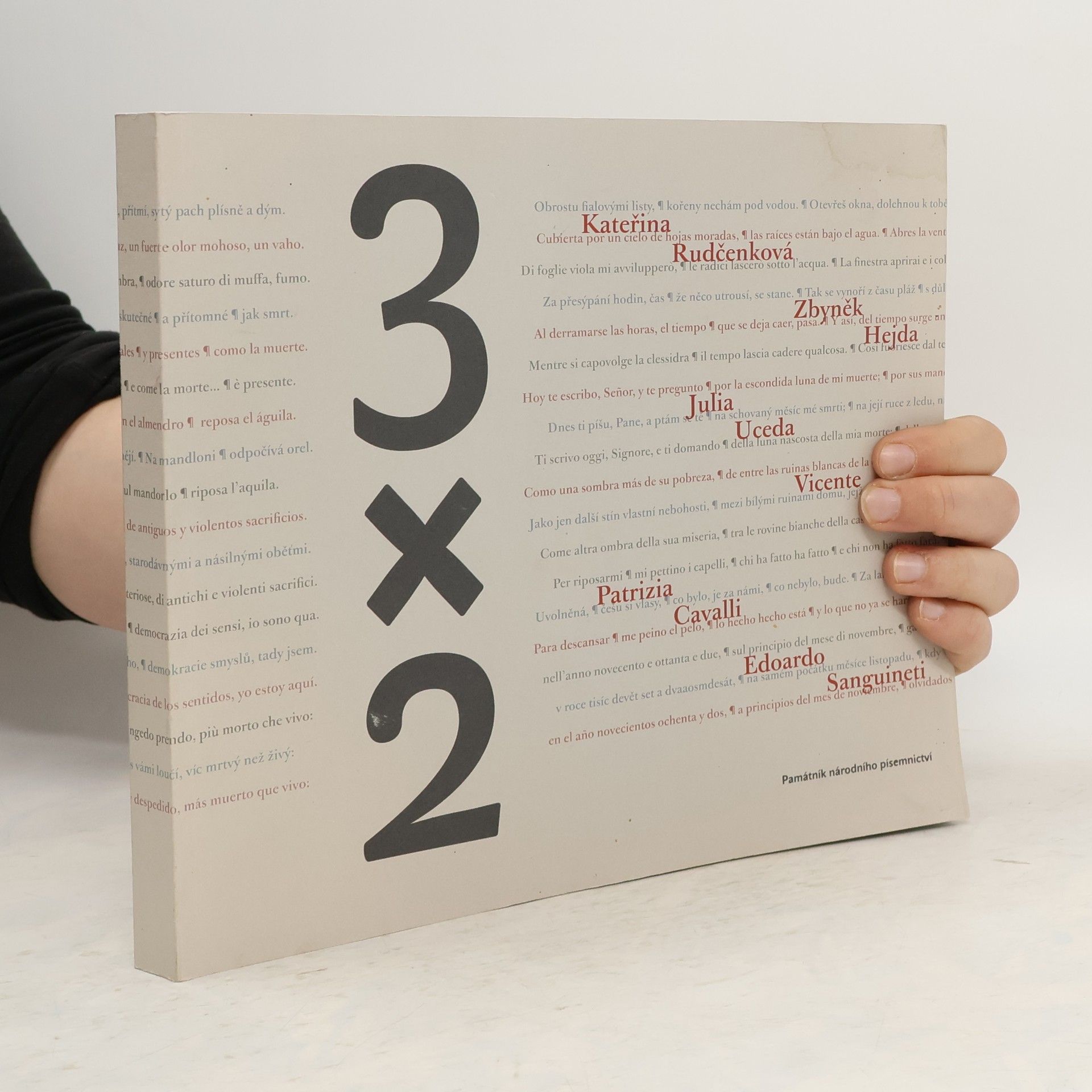 3 x 2 : básnická antologie = antología poética = antologia di poesia