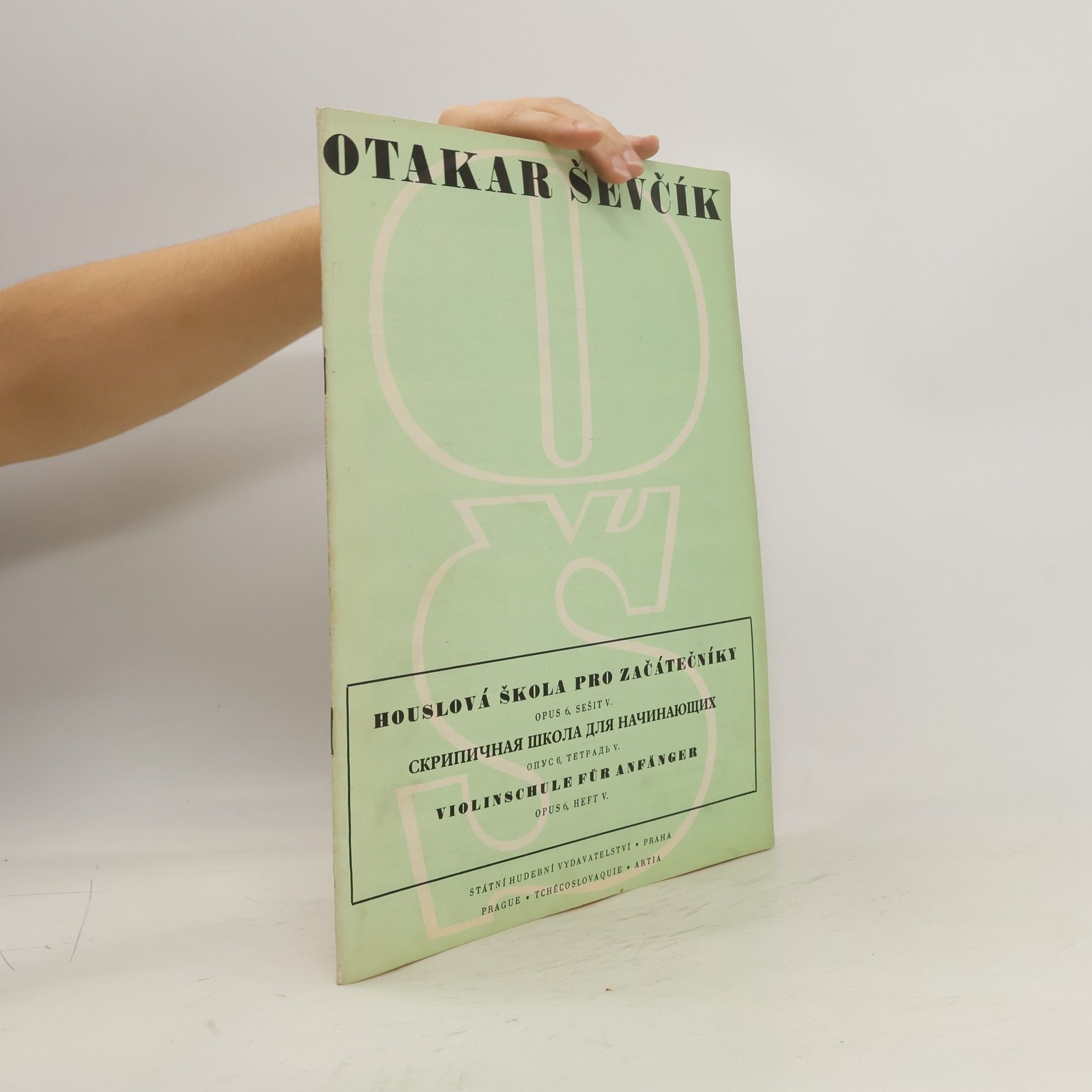 Otakar Ševčík Houslová škola pro začátečníky opus 6, sešit V