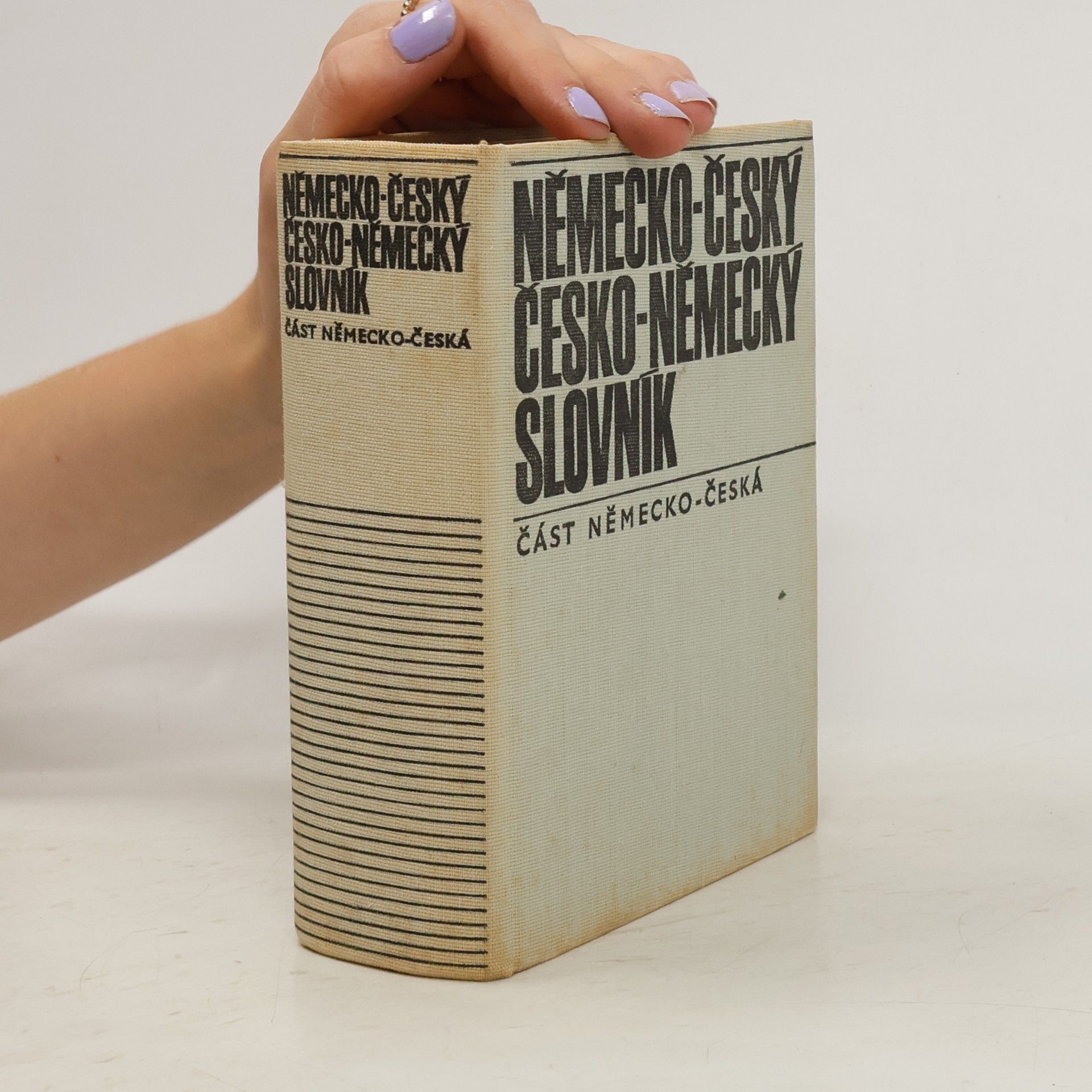 František Widimský Německo-český a česko-německý slovník. Německo-česká část