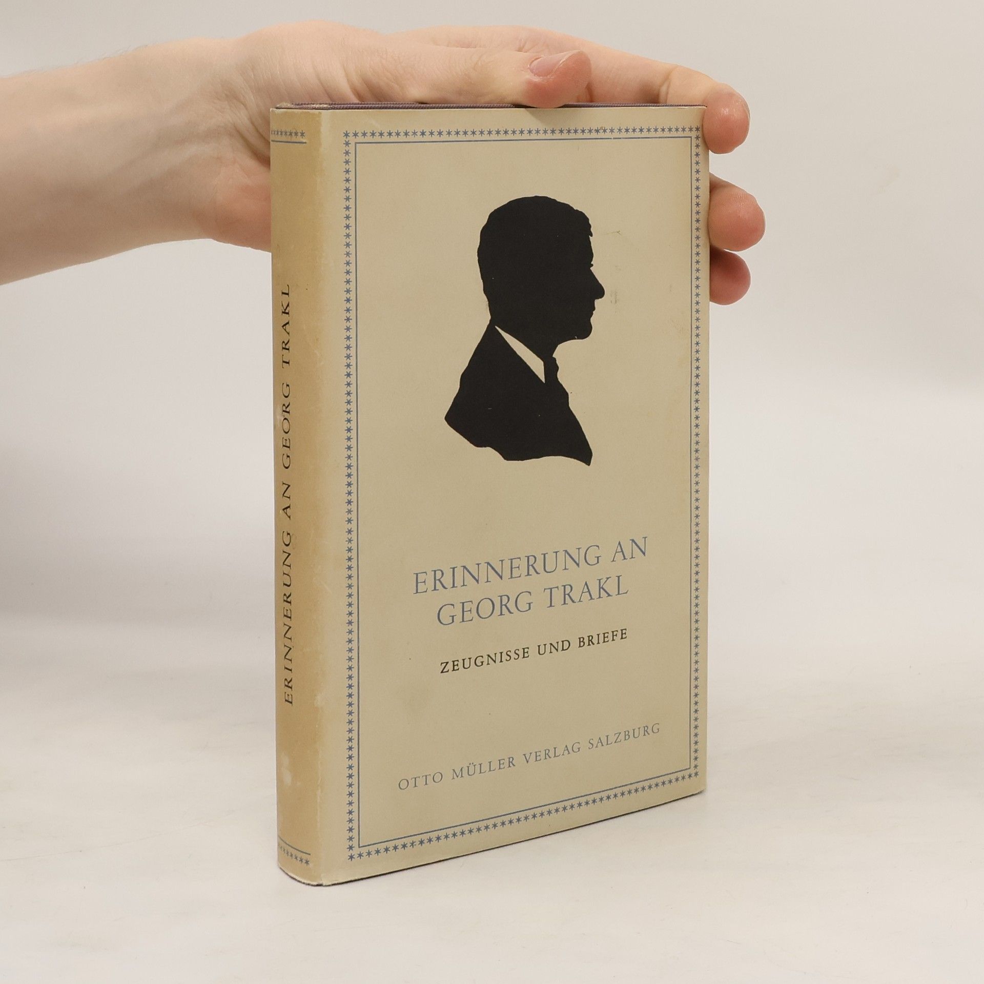 Georg Trakl Erinnerung an Georg Trakl