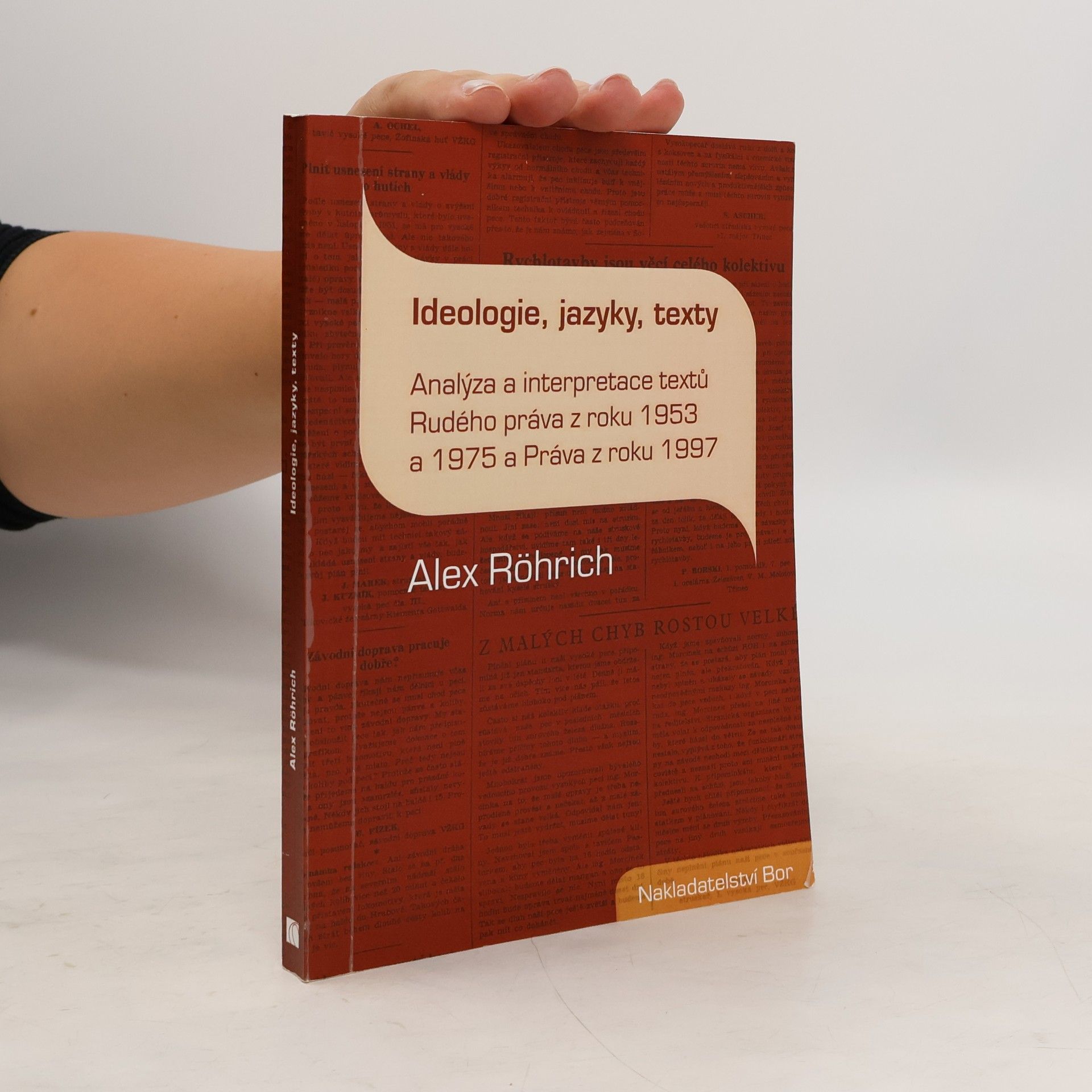 Alex Röhrich Ideologie, jazyky, texty