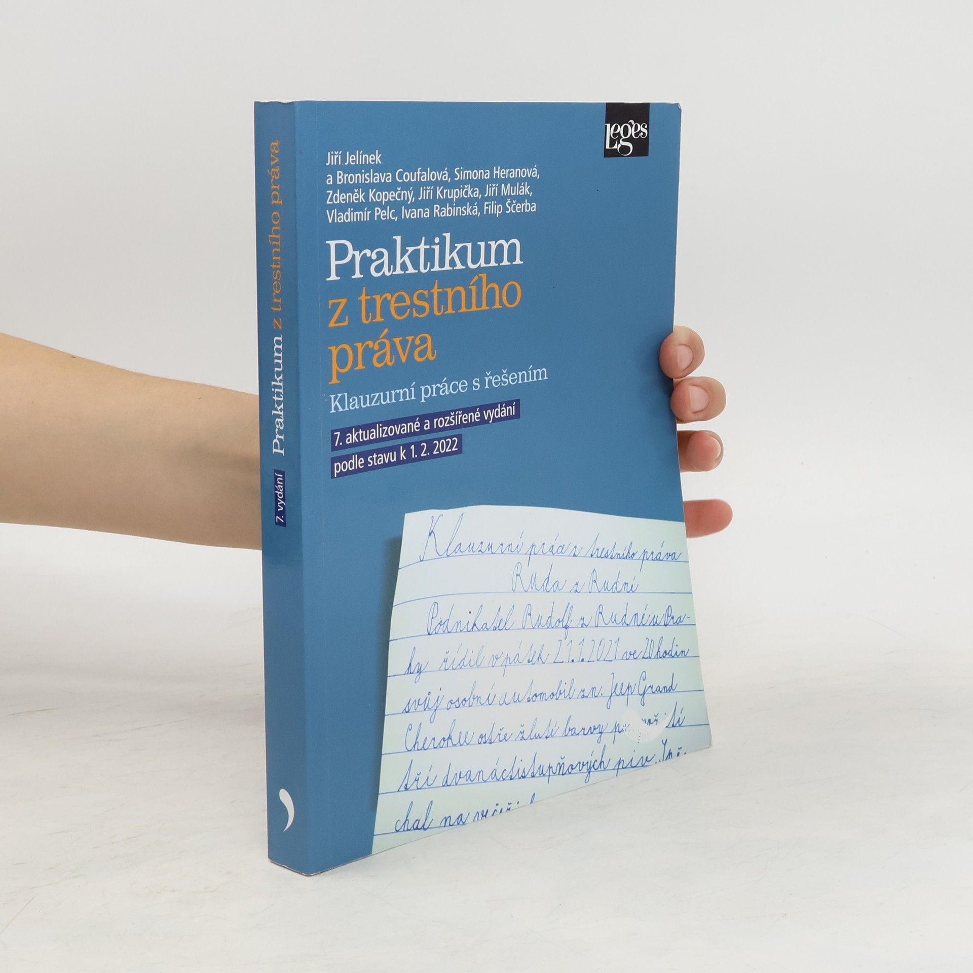 Jiří Jelínek Praktikum z trestního práva : klauzurní práce s řešením