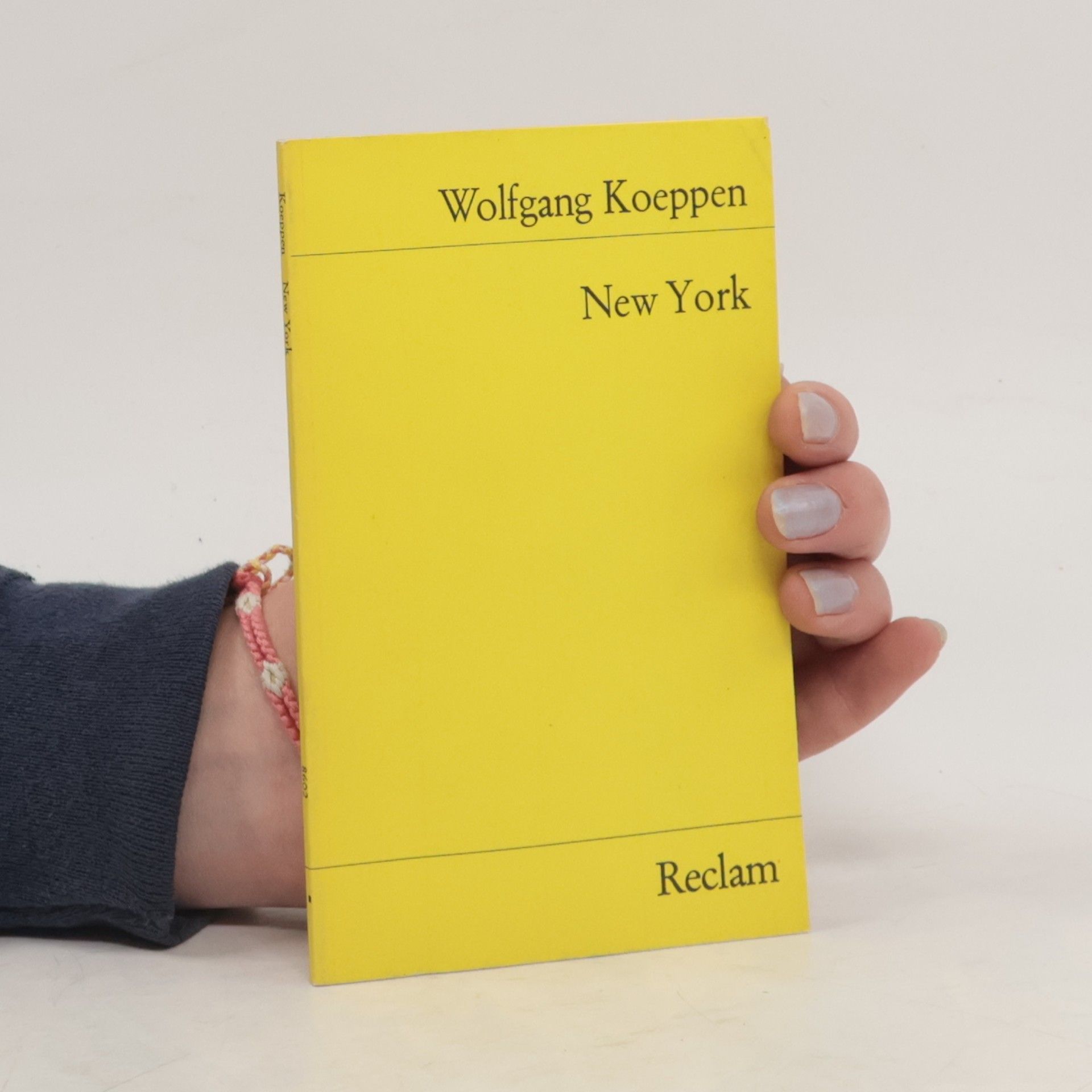 Wolfgang Koeppen New York. Entnommen aus 'Amerikafahrt'