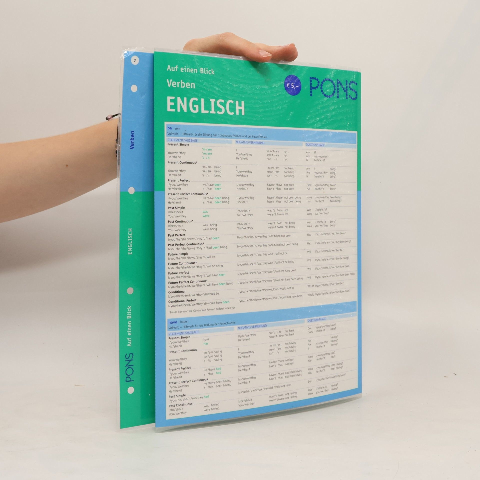 kolektiv PONS Verben auf einen Blick Englisch