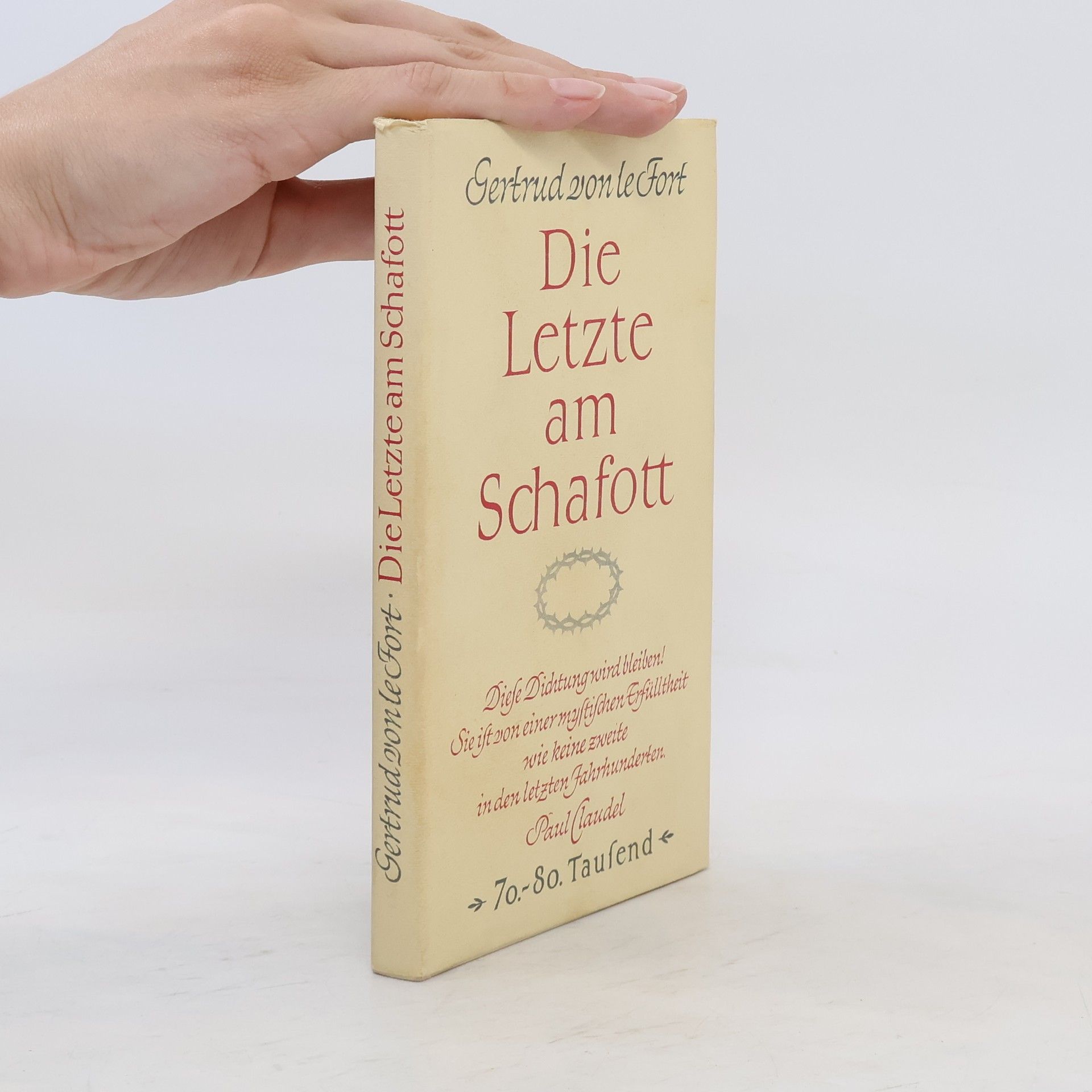 Gertrud von le Fort Die Letzte am Schafott