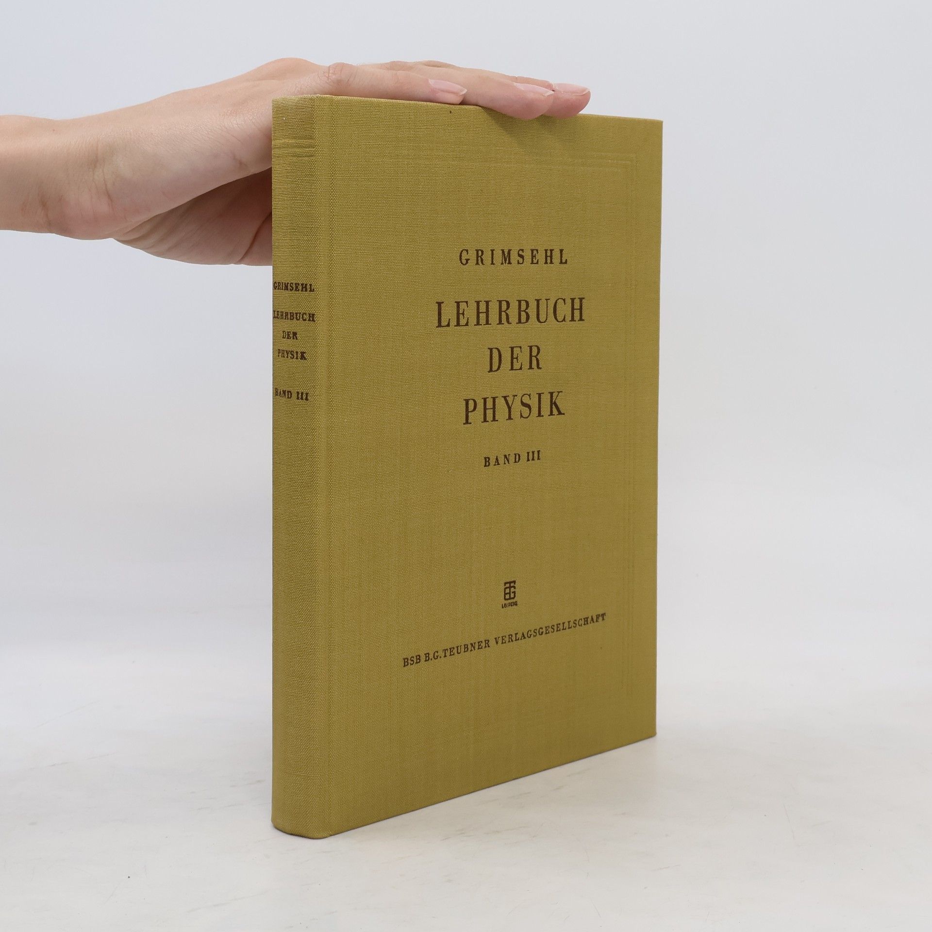AA.VV. Grimsehl Lehrbuch der Physik III.