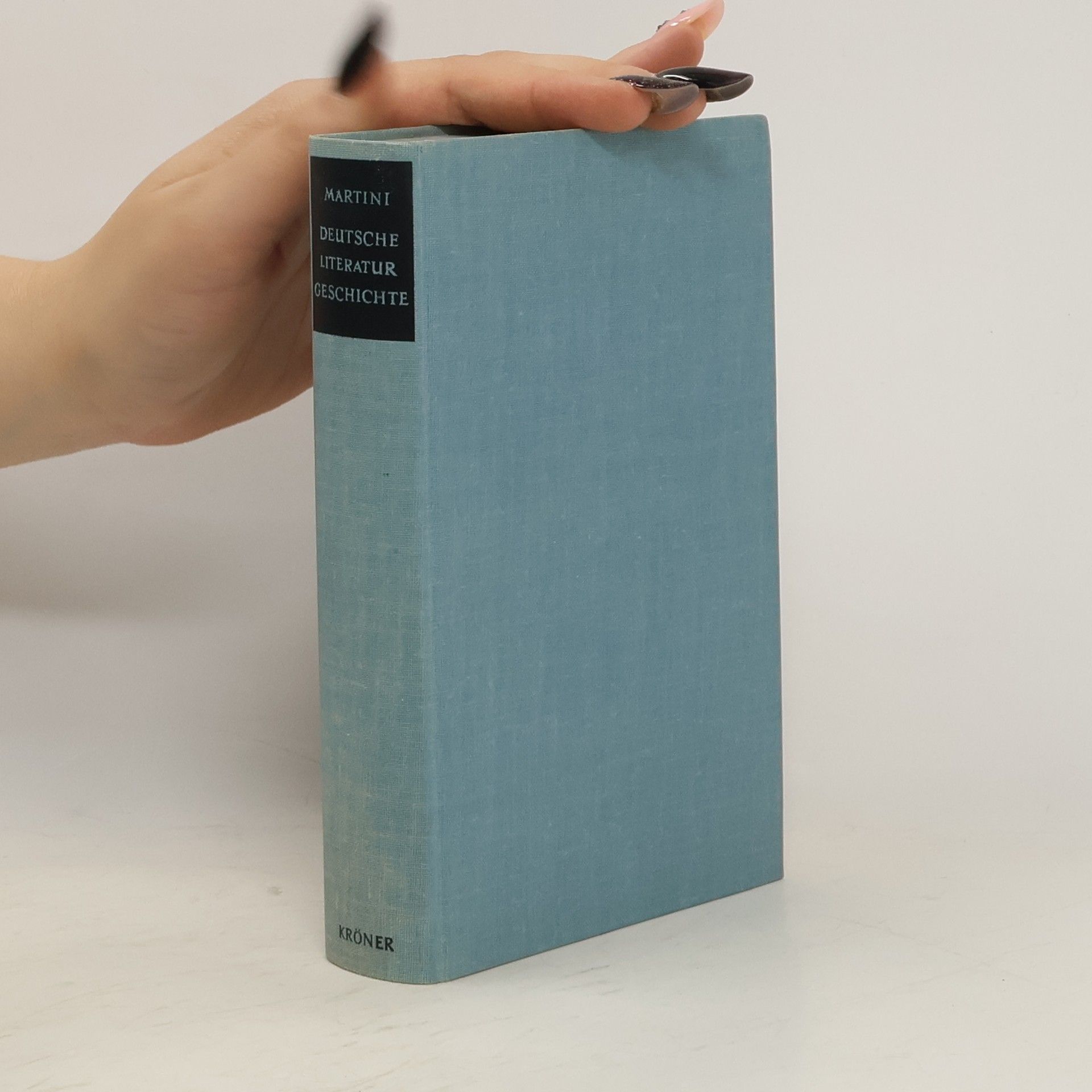 Fritz Martini Deutsche Literaturgeschichte
