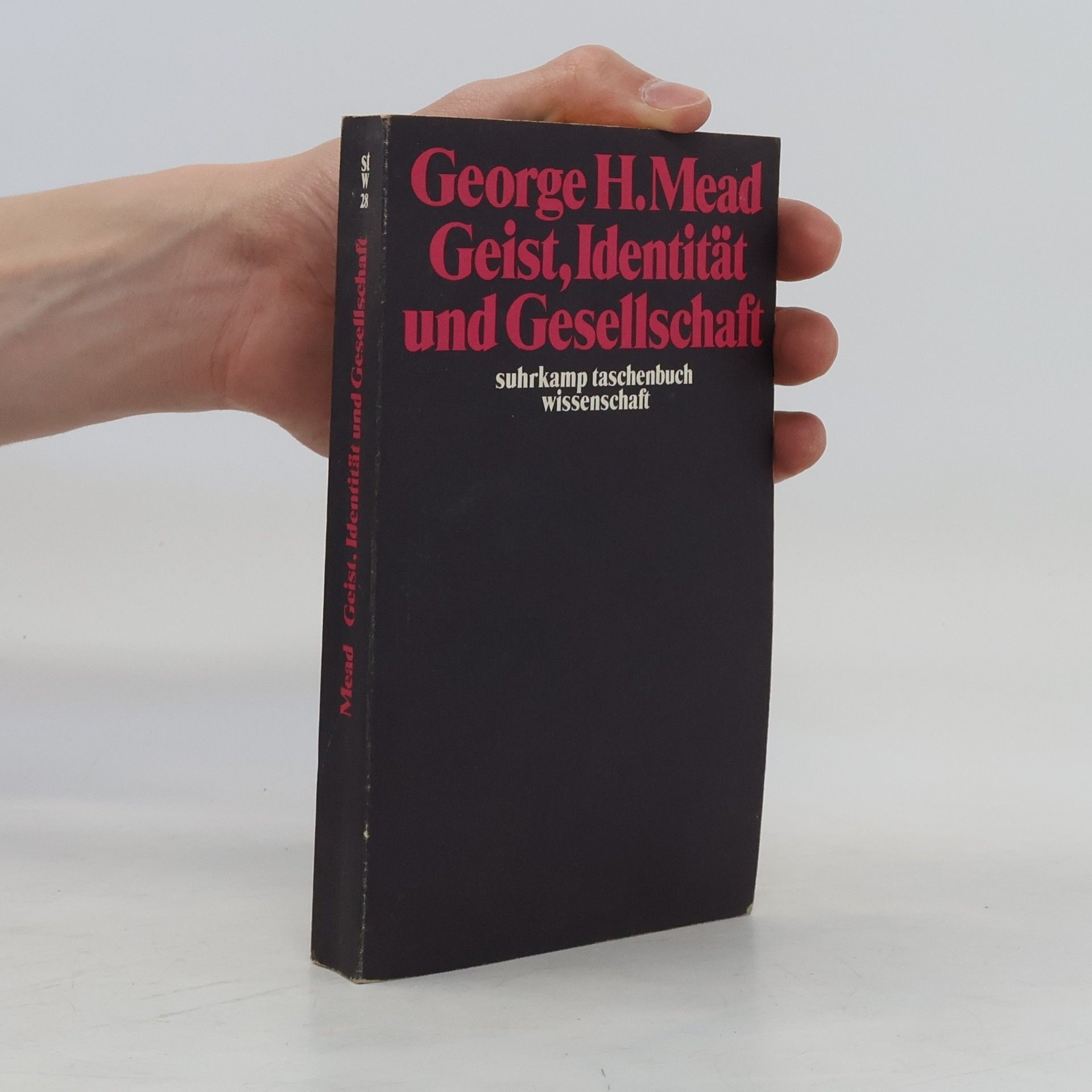 George Herbert Mead Geist, Identität und Gesellschaft aus der Sicht des Sozialbehaviorismus